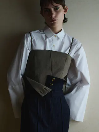 CIS．／ビスチェ＆ワイドパンツ