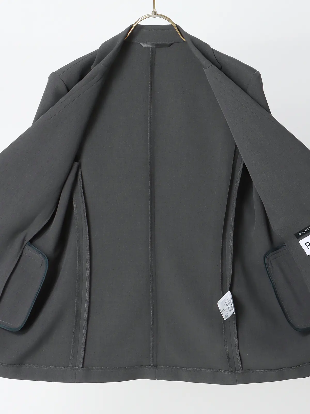 PERFORMANCE SUIT／ジャケット＆パンツセットアップ／ウォッシャブル／ストレッチ／無地 グレー 36(7号）