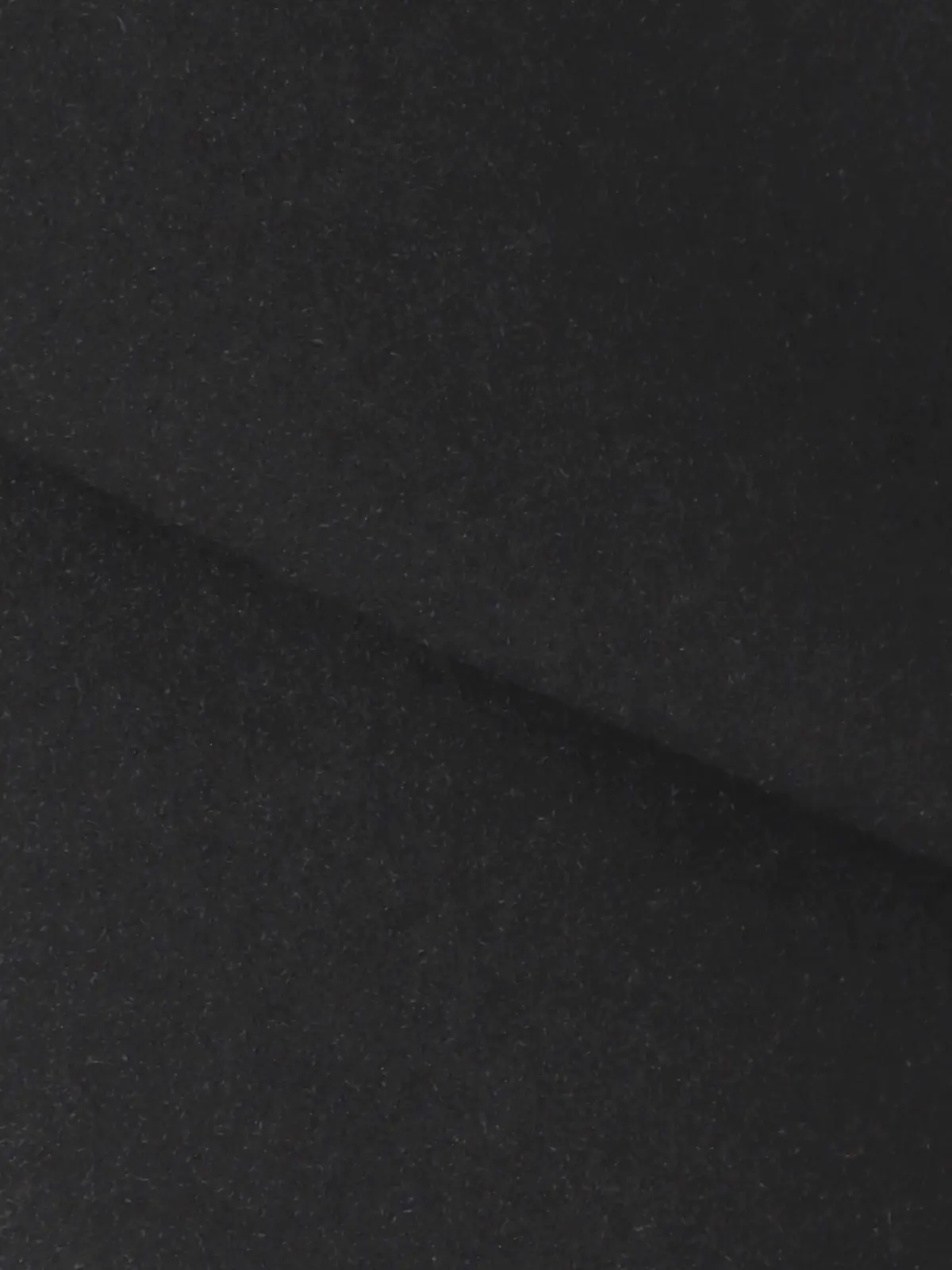 シングルチェスターコート/ウールライクジャージーメルトン/無地 ブラック 38(9号)