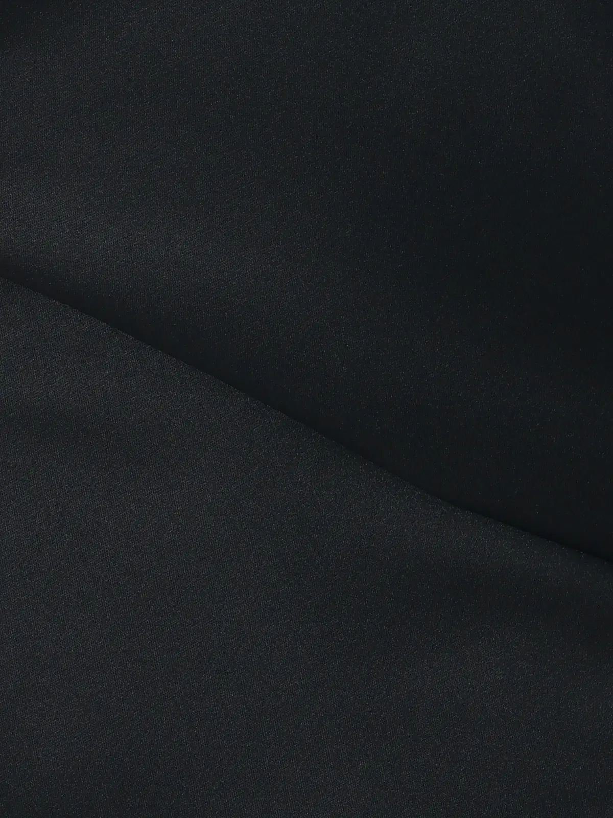 中綿ロングコート／マットポリエステル／無地 ブラック 36(7号）