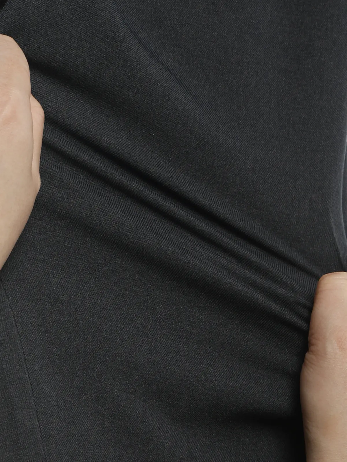 最高パンツ/テーパードパンツ/ウォッシャブル/NON IRON/無地/RS07/裾上げ済み グレー 3S