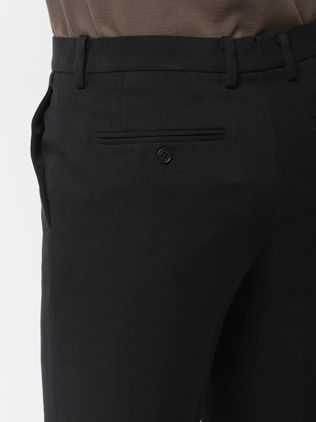 最高パンツ/テーパードパンツ/ウォッシャブル/NON IRON/無地/RS07/裾上げ済み ブラック 3S