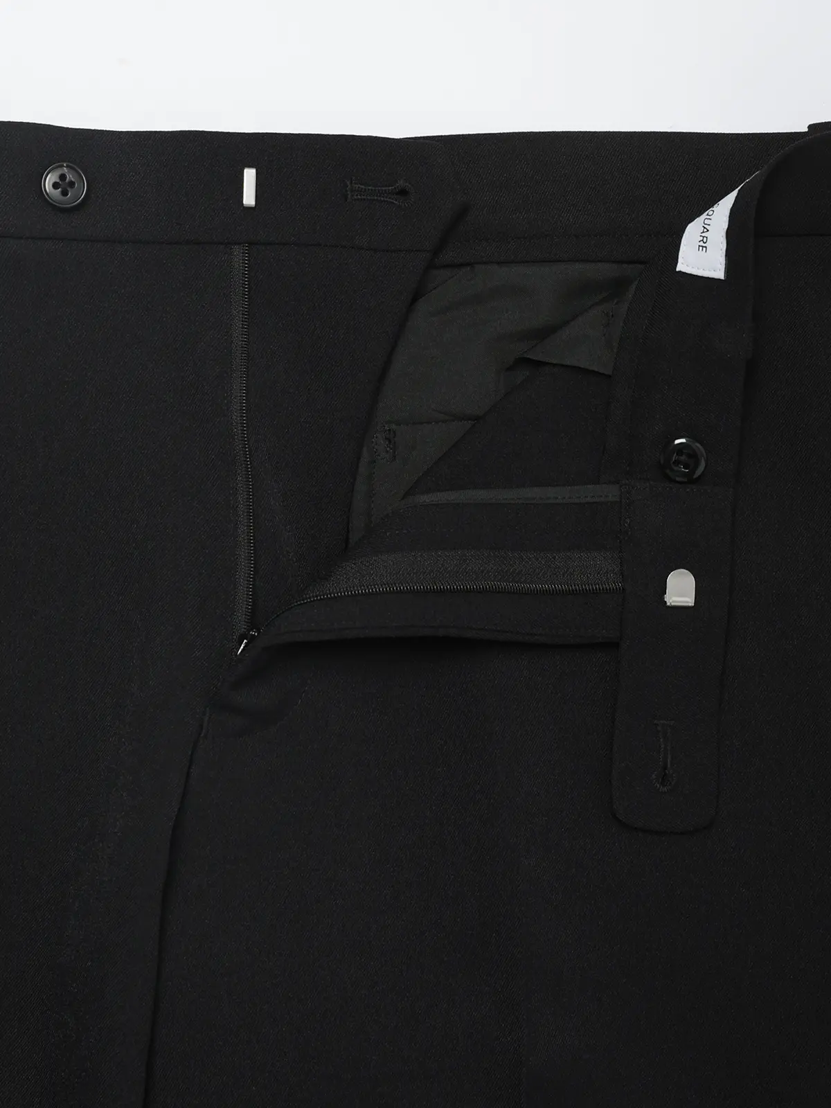 最高パンツ/テーパードパンツ/ウォッシャブル/NON IRON/無地/RS07/裾上げ済み ブラック 3S