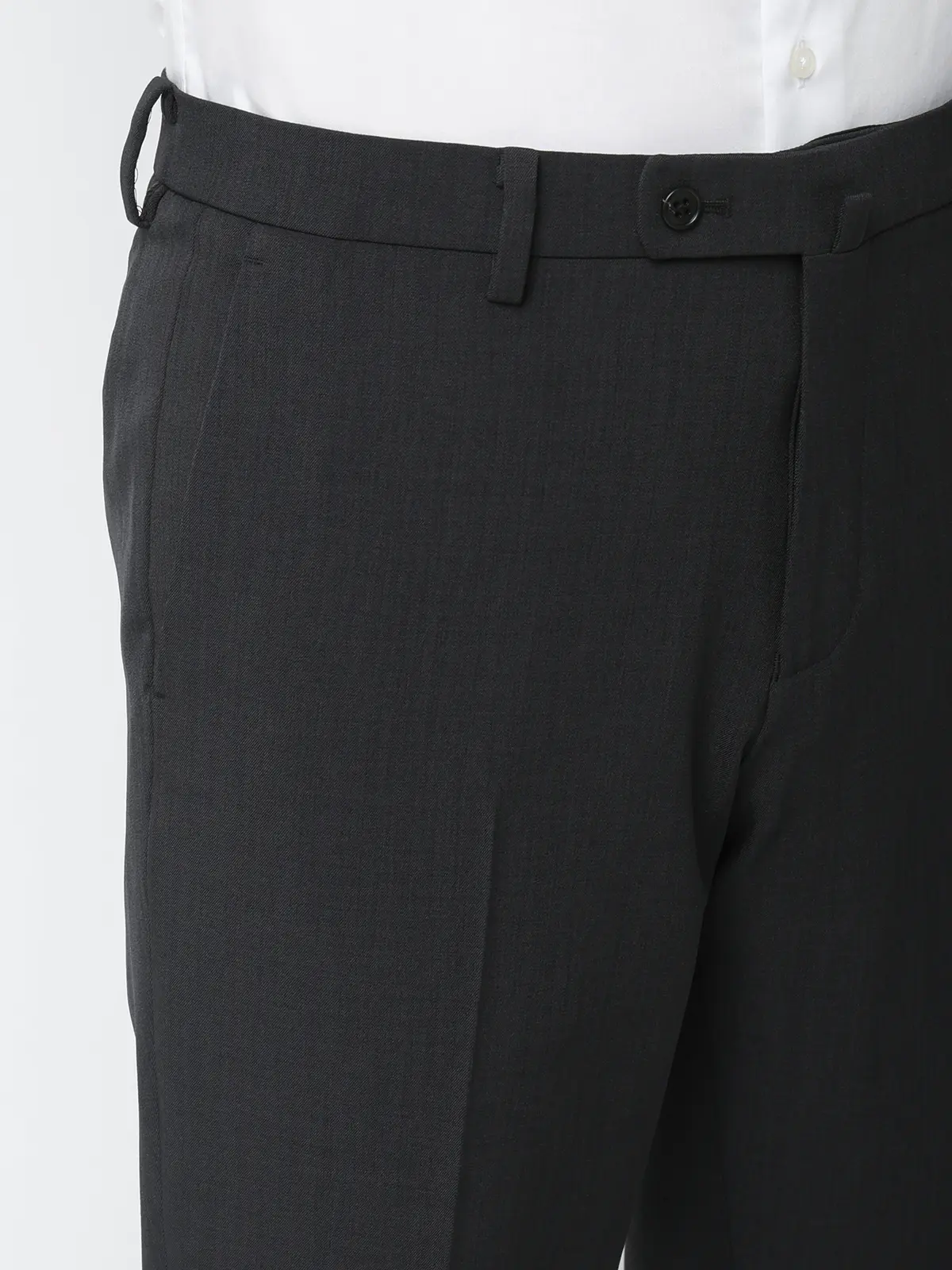 最高パンツ/テーパードパンツ/ウォッシャブル/NON IRON/無地/RS07/裾上げ済み チャコール SS