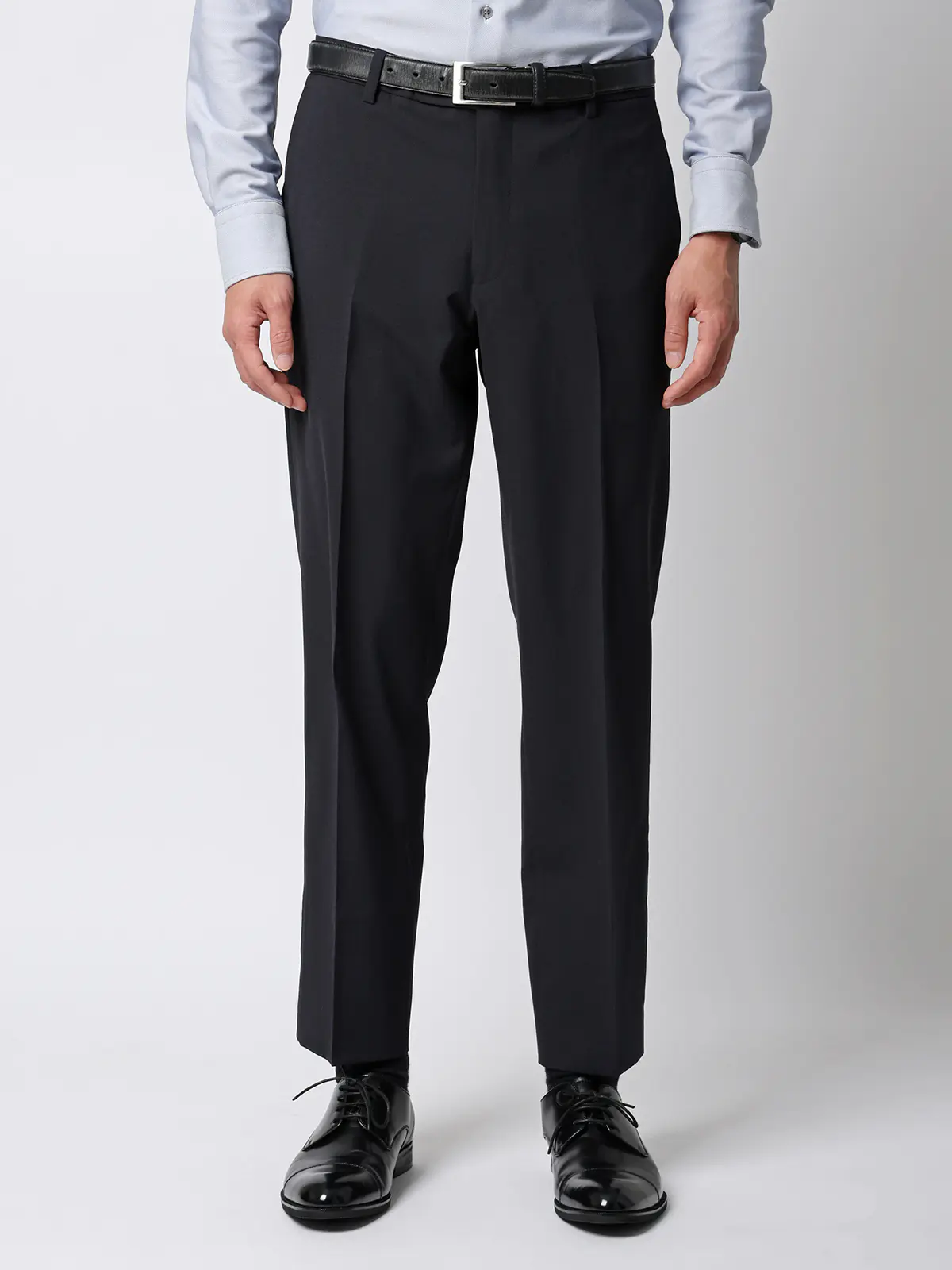 涼しい最高パンツ/テーパードパンツ/ウォッシャブル/NON IRON/無地/RS07/裾上げ済み ネイビー 3S