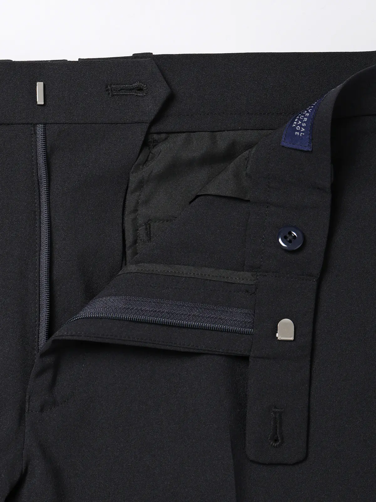 涼しい最高パンツ/テーパードパンツ/ウォッシャブル/NON IRON/無地/RS07/裾上げ済み ネイビー 3S