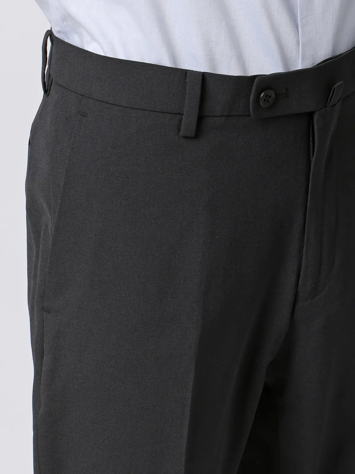 涼しい最高パンツ/テーパードパンツ/ウォッシャブル/NON IRON/無地/RS07/裾上げ済み チャコール 3S