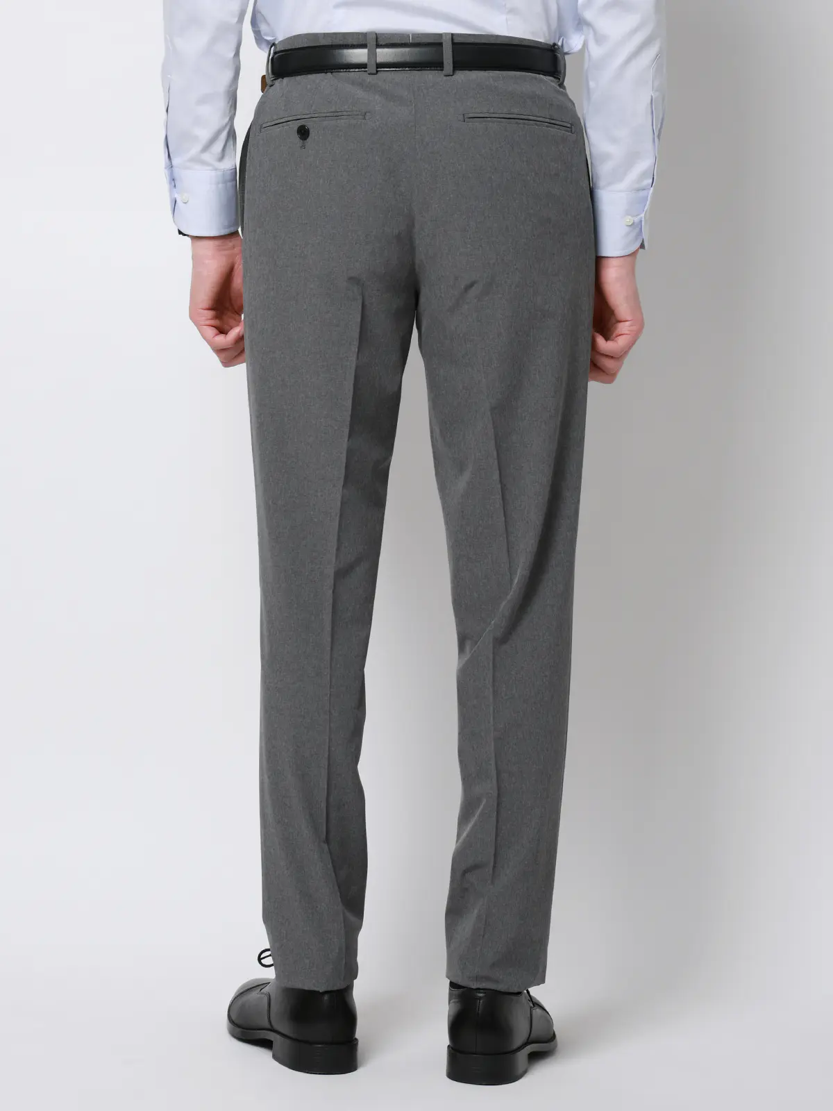 "超"伸びる涼しい最高パンツ／テーパードパンツ／ウォッシャブル／ストレッチ／無地／RS07 ライトグレー 3S