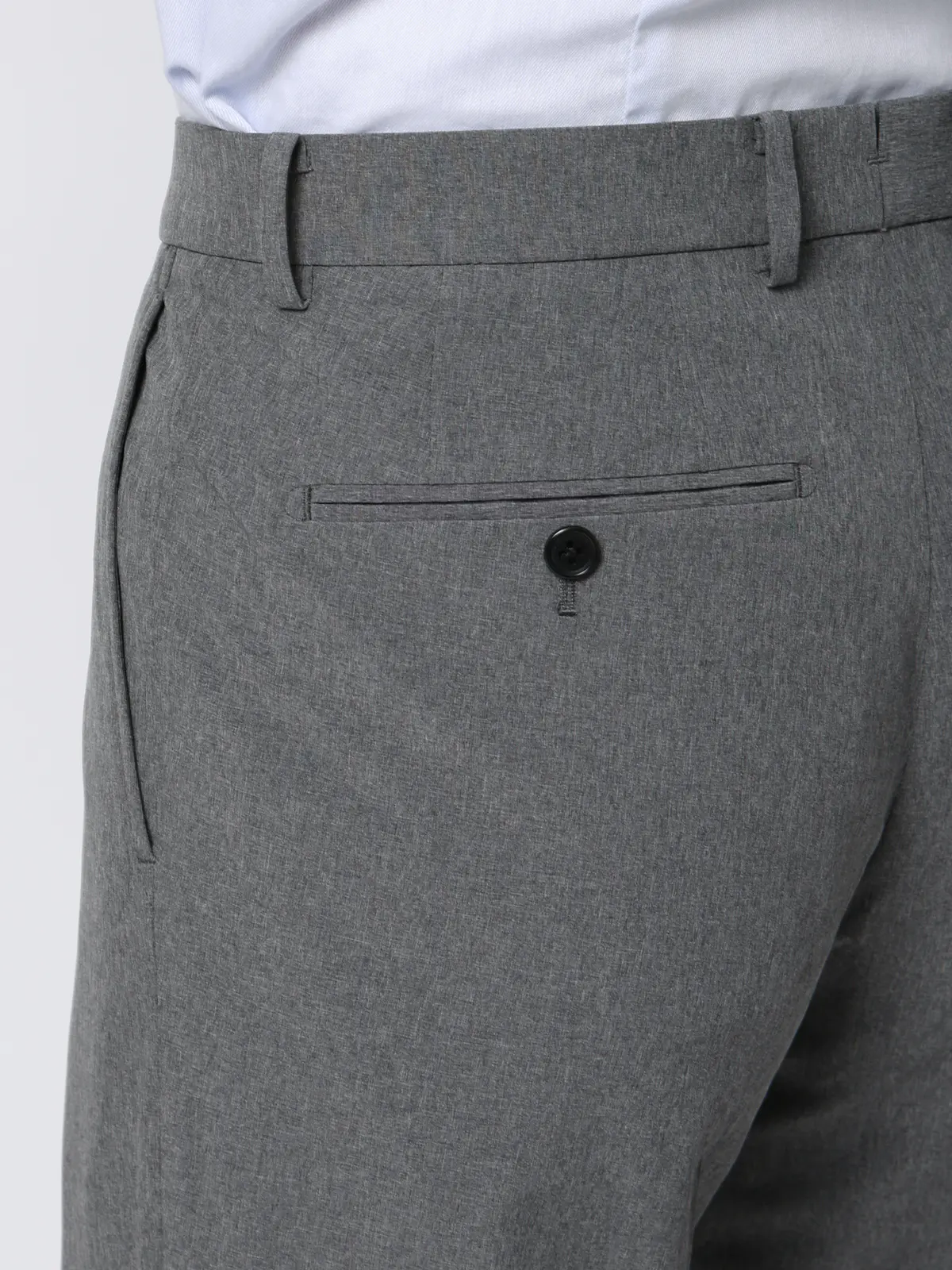 "超"伸びる涼しい最高パンツ／テーパードパンツ／ウォッシャブル／ストレッチ／無地／RS07 ライトグレー 3S