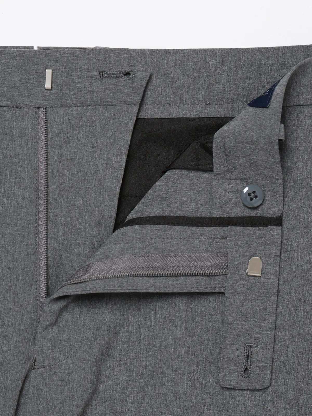 "超"伸びる涼しい最高パンツ／テーパードパンツ／ウォッシャブル／ストレッチ／無地／RS07 ライトグレー 3S