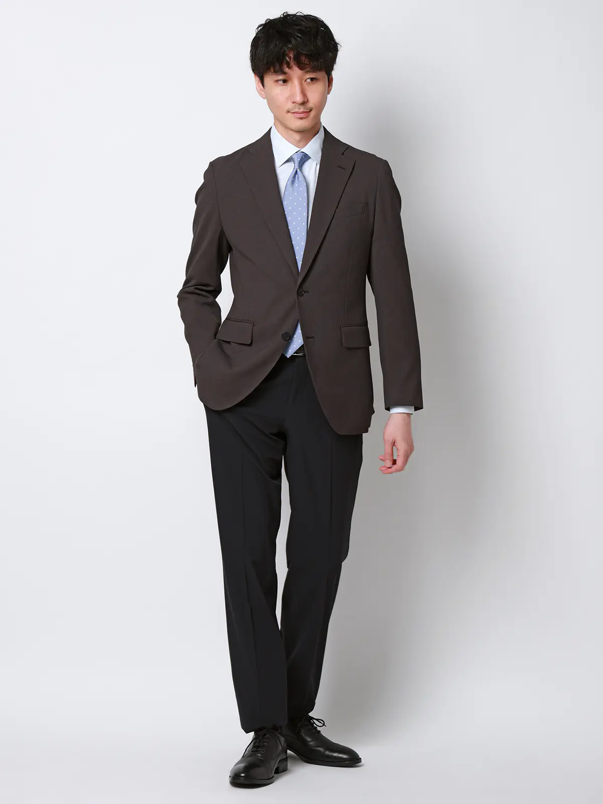 "超"伸びる涼しい最高パンツ／テーパードパンツ／ウォッシャブル／ストレッチ／無地／RS07 ブラック 3S