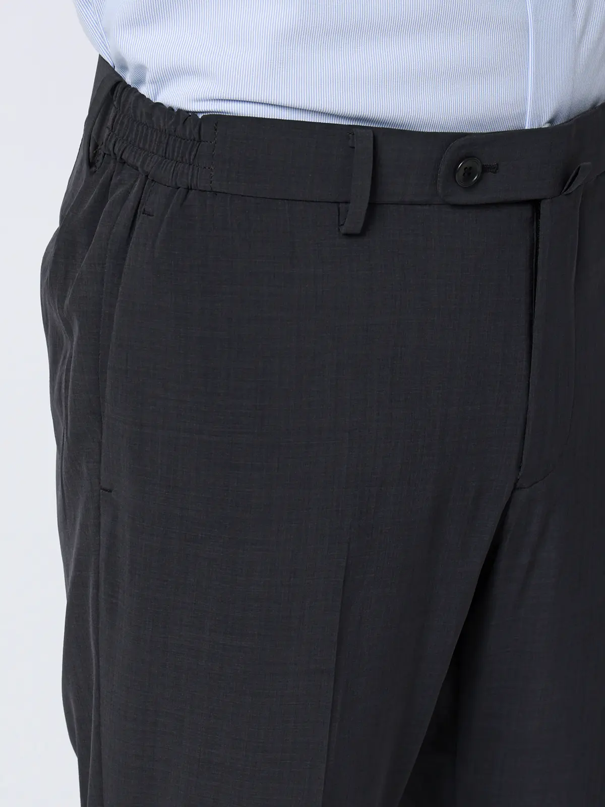SMACTIVE COOL/テーパードパンツ/ウォッシャブル/ストレッチ/接触冷感/SL02 グレー 5L