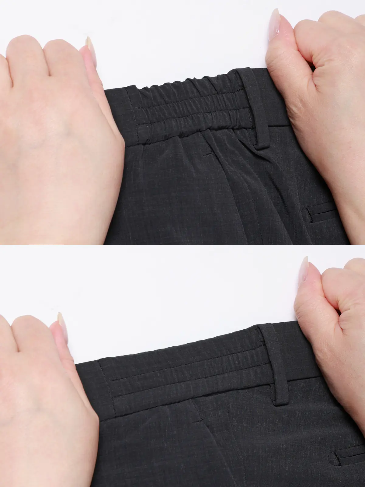 SMACTIVE COOL/テーパードパンツ/ウォッシャブル/ストレッチ/接触冷感/SL02 グレー 5L