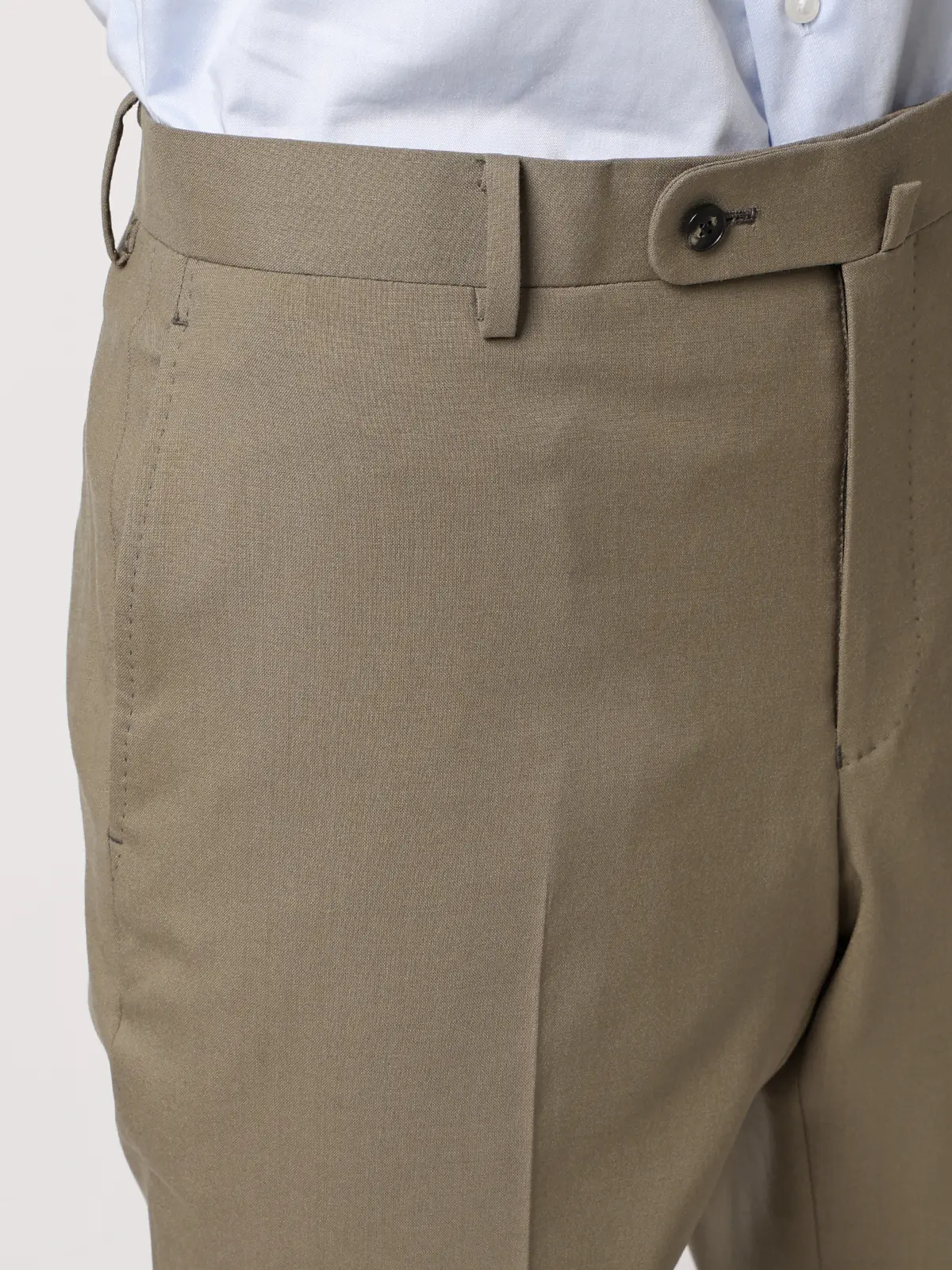 テーパードパンツ／尾州／SUPER100’sウールトロピカル／無地／IN05 ベージュ SS