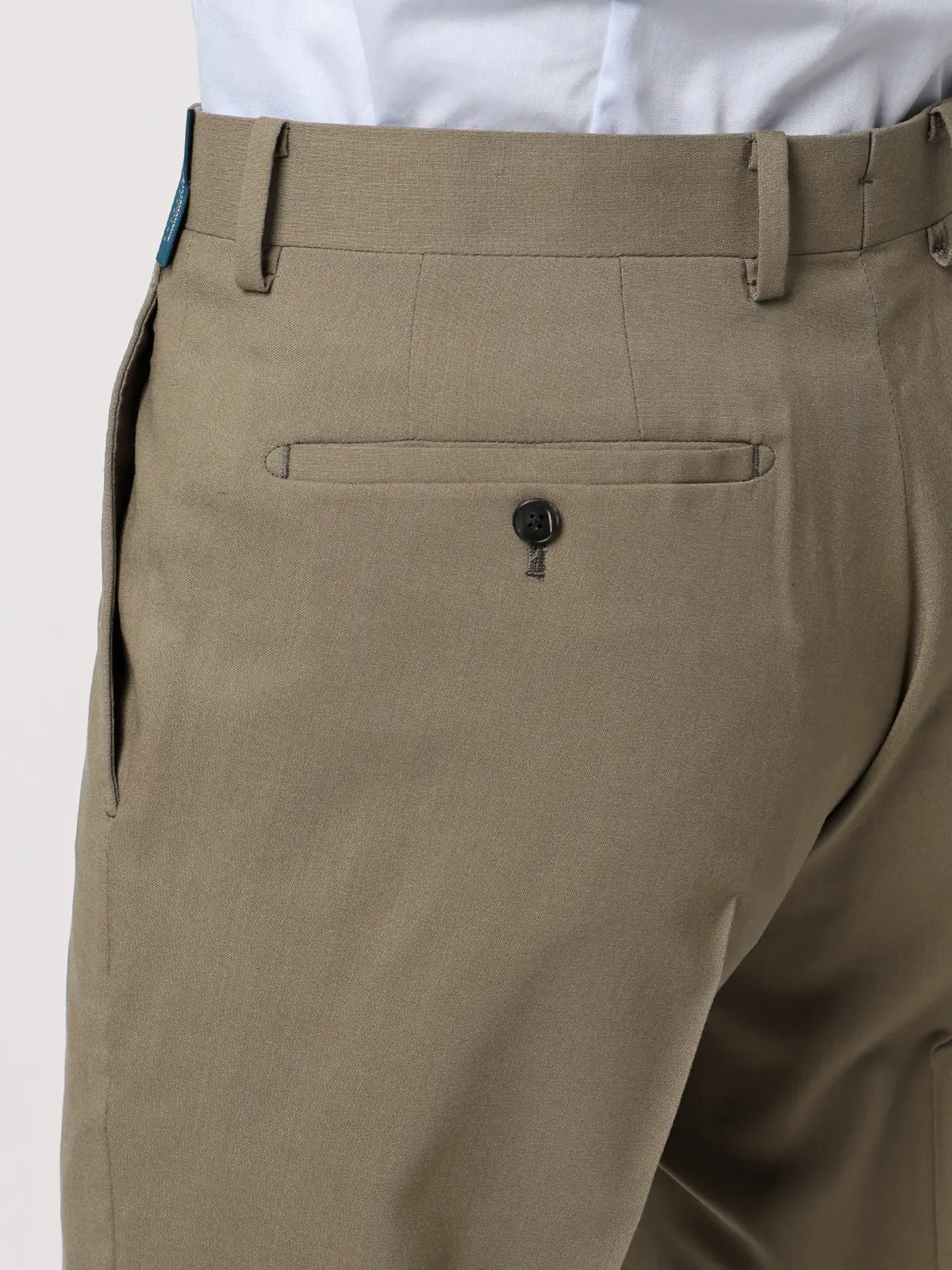 テーパードパンツ／尾州／SUPER100’sウールトロピカル／無地／IN05 ベージュ SS