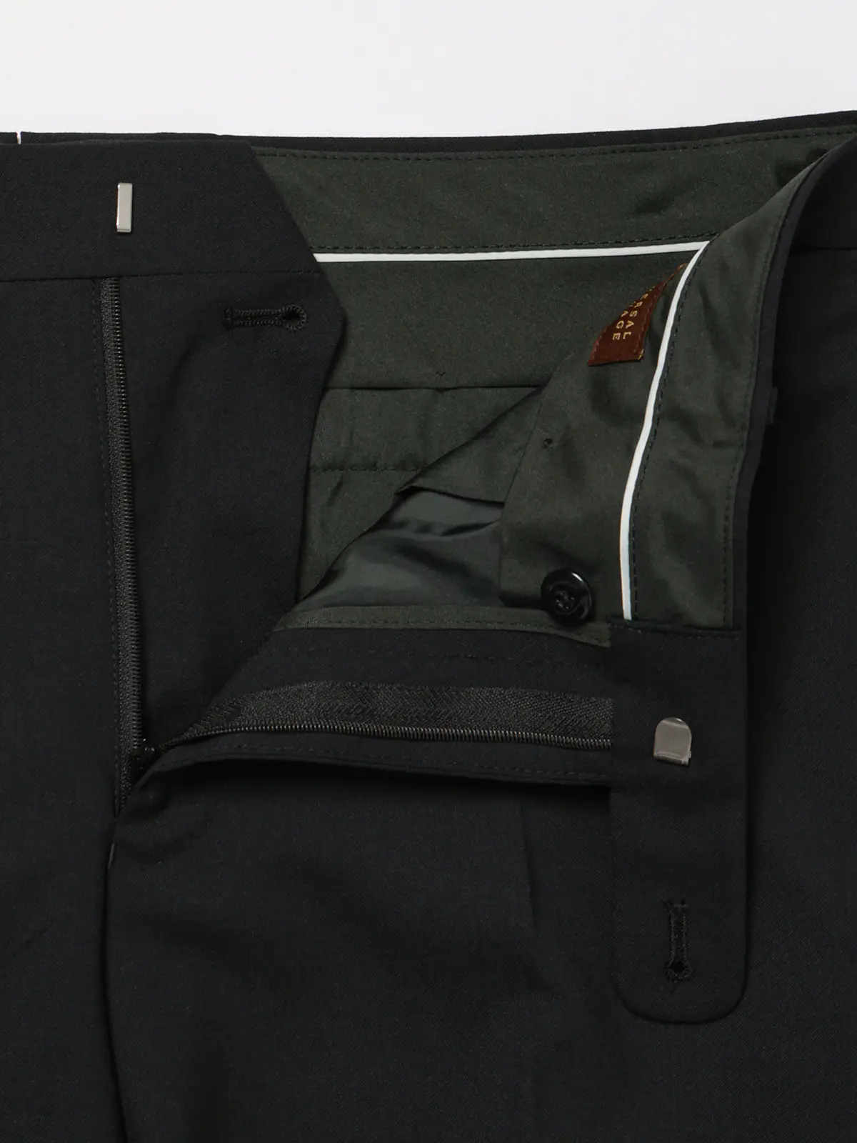 テーパードパンツ／ウォッシャブル／ストレッチ／接触冷感／RENU／無地／IN05 ブラック SS