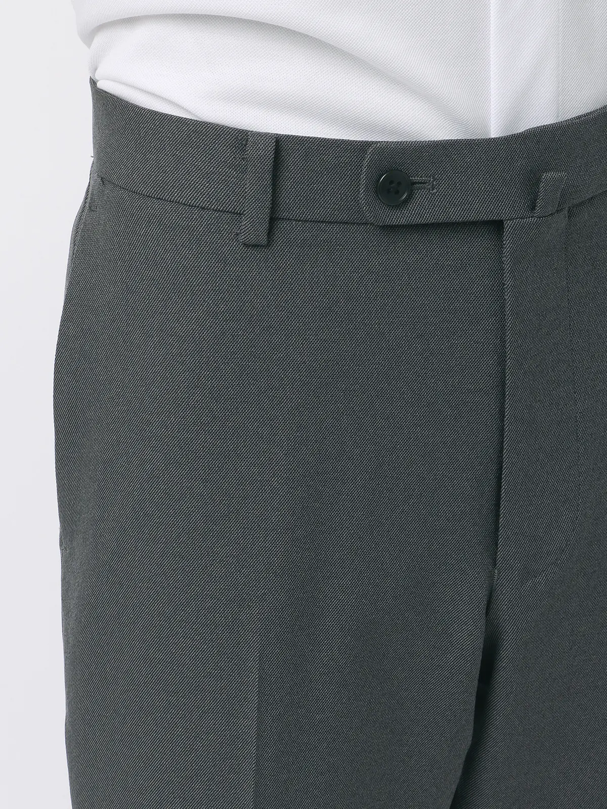 最高パンツ／テーパードパンツ／ウォッシャブル／NON IRON／ストレッチ／無地／RS07 グレー系 3S