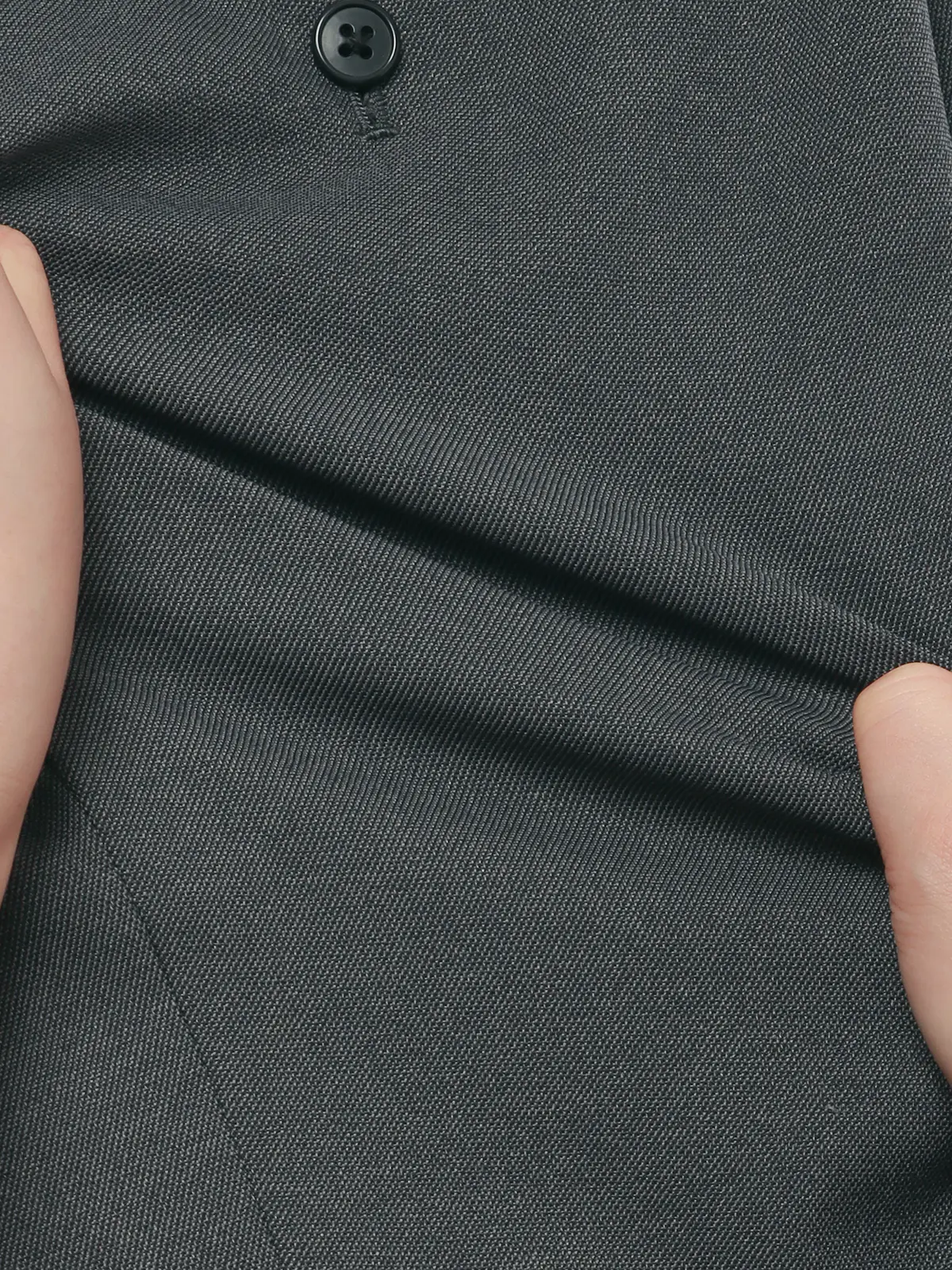 最高パンツ／テーパードパンツ／ウォッシャブル／NON IRON／ストレッチ／無地／RS07 グレー系 3S