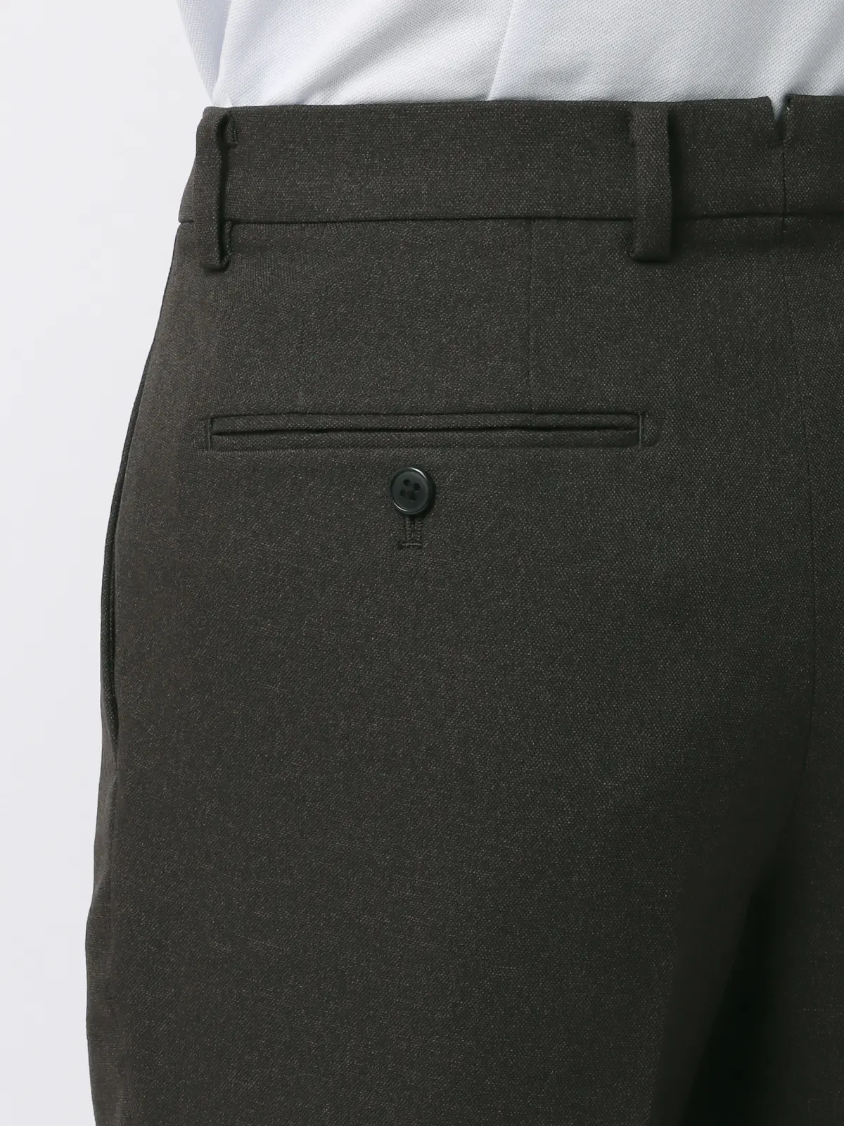 最高パンツ／テーパードパンツ／ウォッシャブル／NON IRON／ストレッチ／無地／RS07 ブラウン系 4L