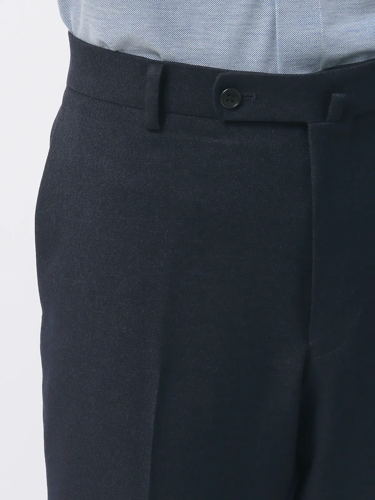 最高パンツ／テーパードパンツ／ウォッシャブル／NON IRON／ストレッチ／無地／RS07 ネイビー系 4L