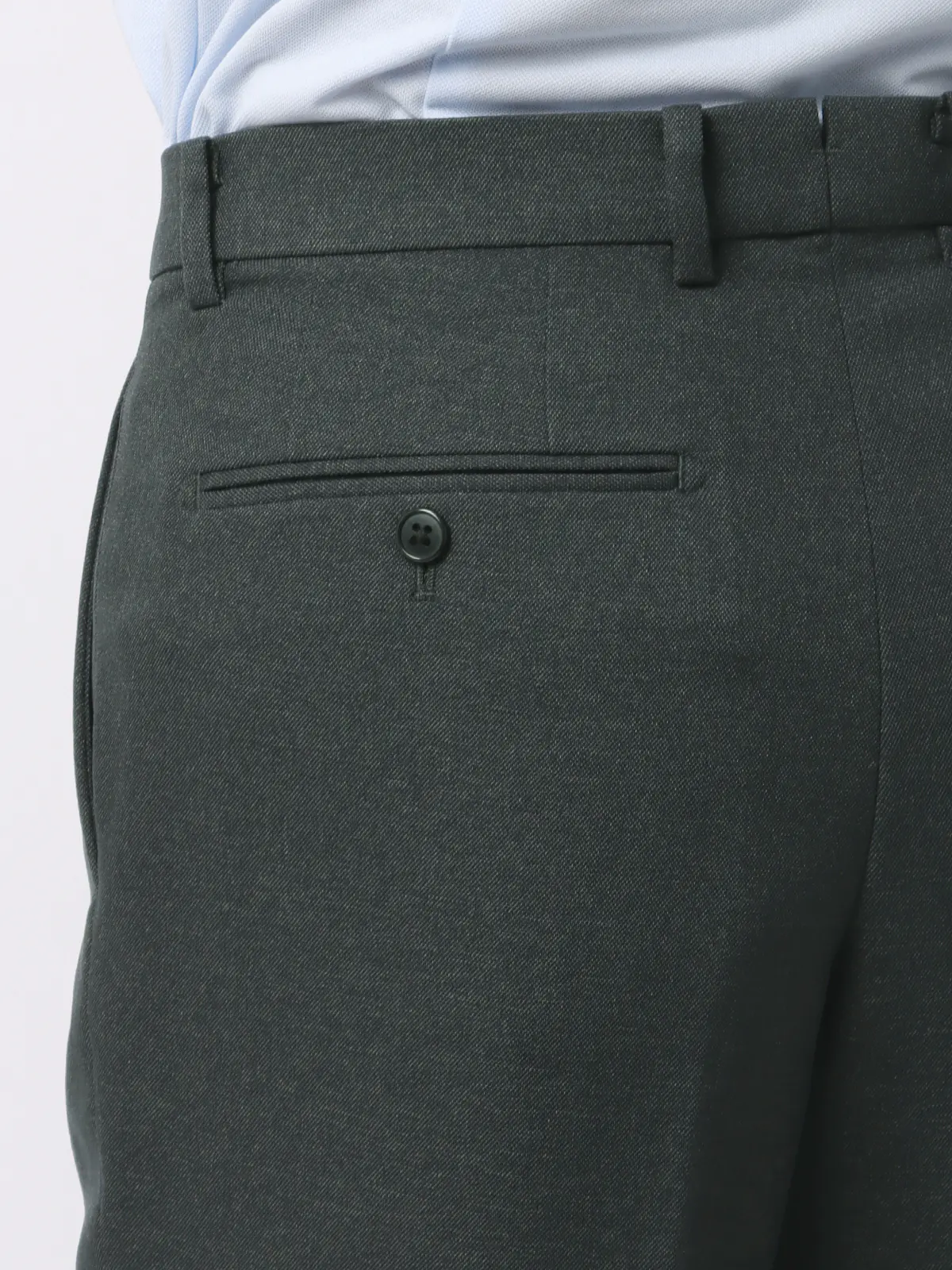 最高パンツ／テーパードパンツ／ウォッシャブル／NON IRON／ストレッチ／無地／RS07 グレー系 3S