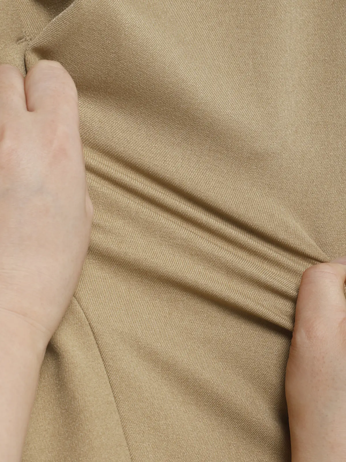 最高パンツ/テーパードパンツ/ウォッシャブル/NON IRON/無地/RS07/裾上げ済み ベージュ 3S