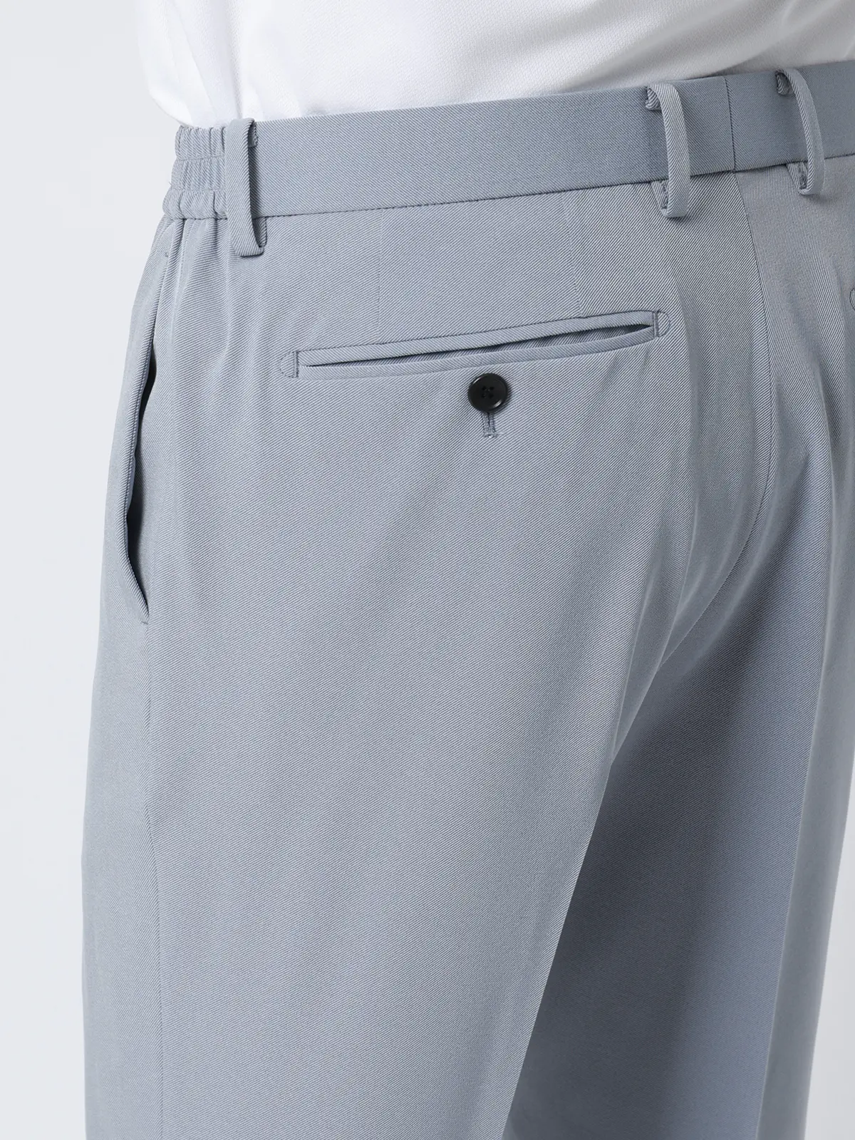 SMACTIVE COOL/テーパードパンツ/ウォッシャブル/ストレッチ/接触冷感/SL02 ブルー 5L