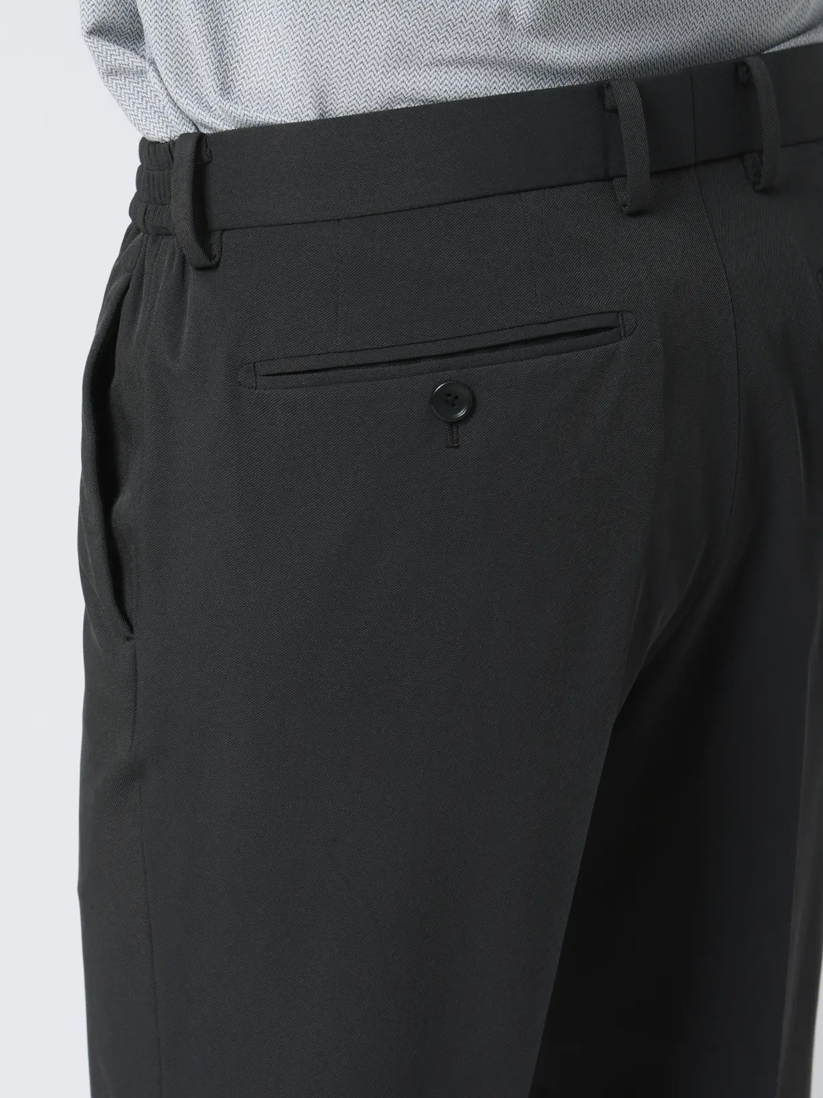 SMACTIVE COOL／テーパードパンツ／ウォッシャブル／ストレッチ／接触冷感／SL02 ブラック 5L