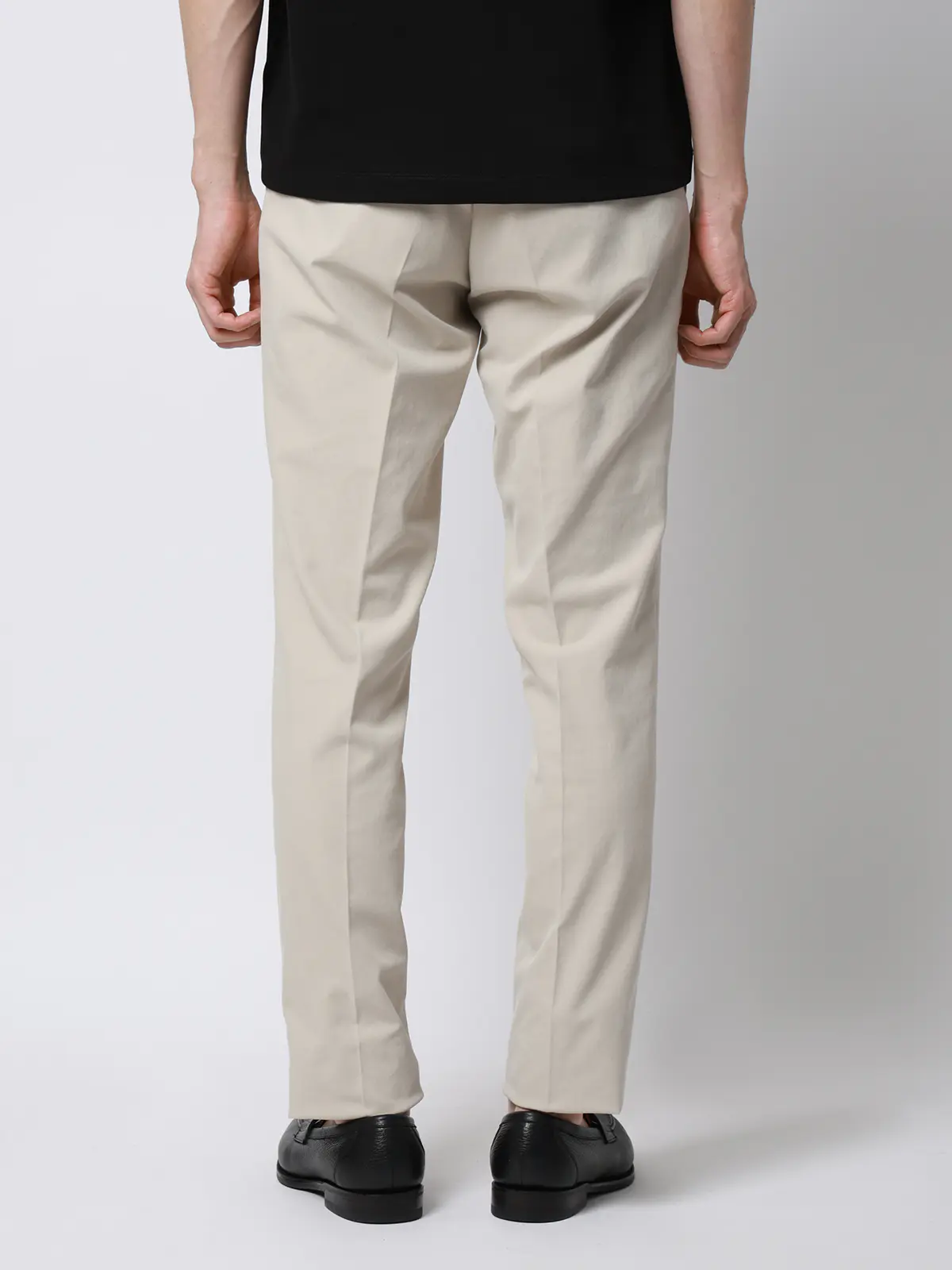 テーパードパンツ／ウォッシャブル／ストレッチ／COOL MAX／無地／IN05 ベージュ SS