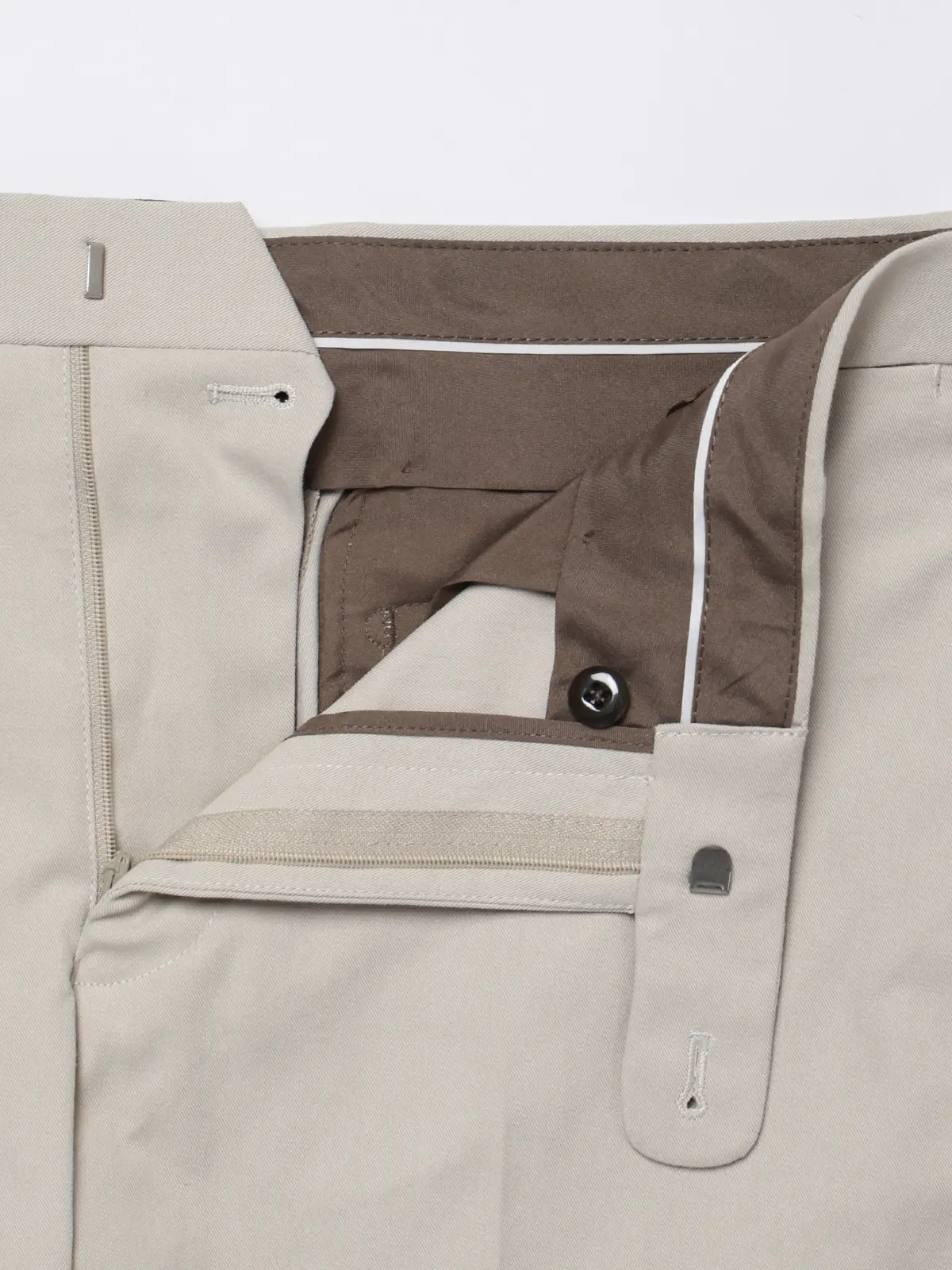 テーパードパンツ／ウォッシャブル／ストレッチ／COOL MAX／無地／IN05 ベージュ SS