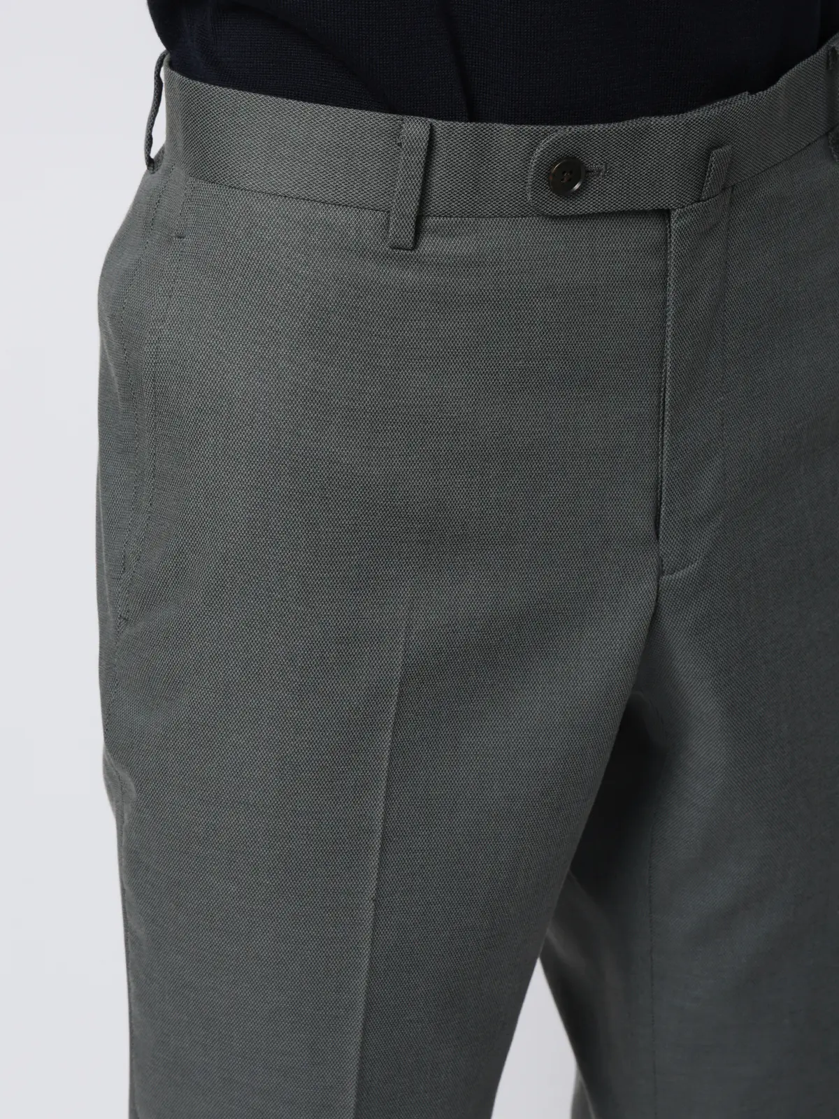 テーパードパンツ／ウォッシャブル／ストレッチ／接触冷感／COOL MOTION／無地／IN05 グレー SS