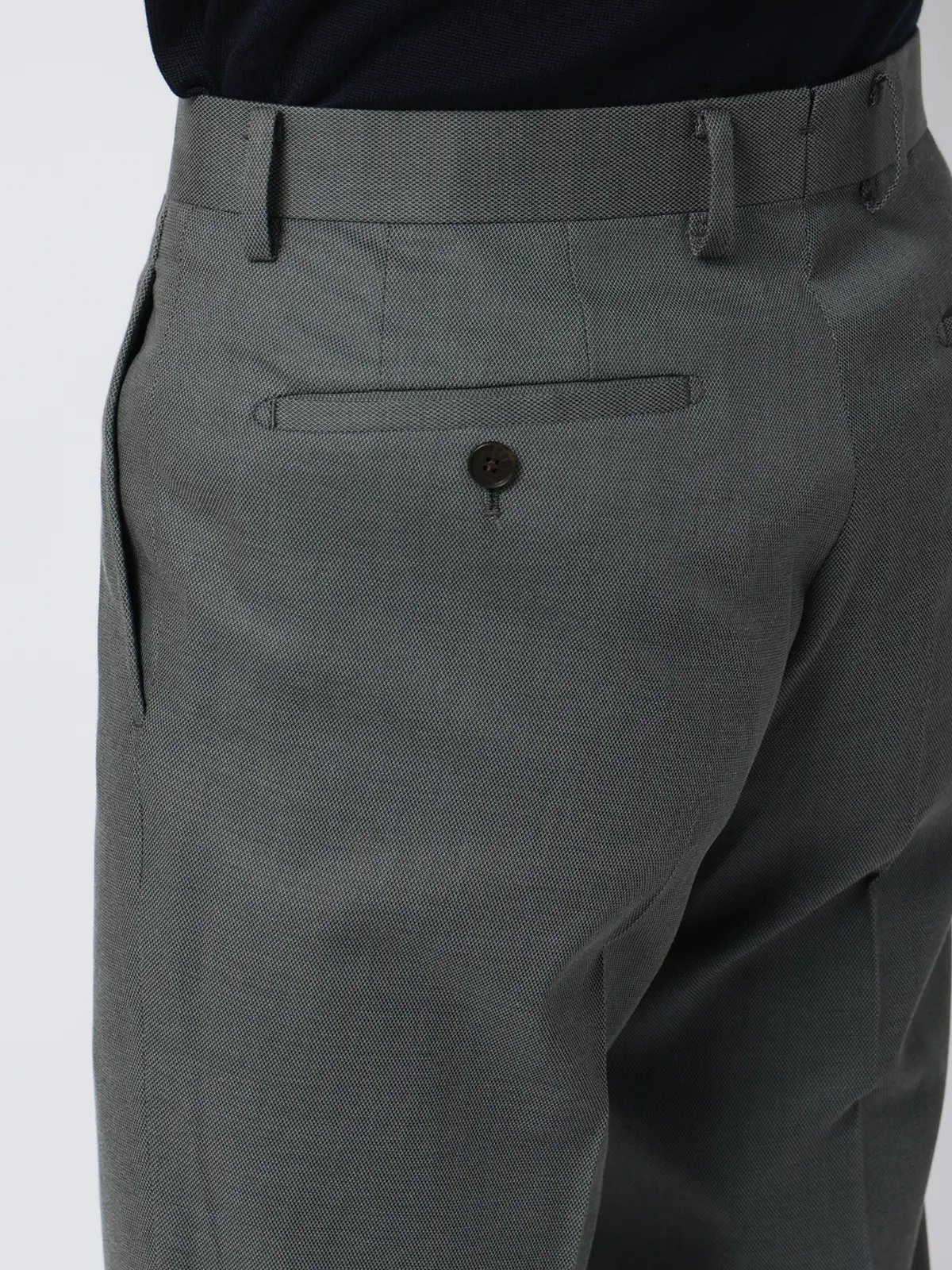 テーパードパンツ／ウォッシャブル／ストレッチ／接触冷感／COOL MOTION／無地／IN05 グレー SS