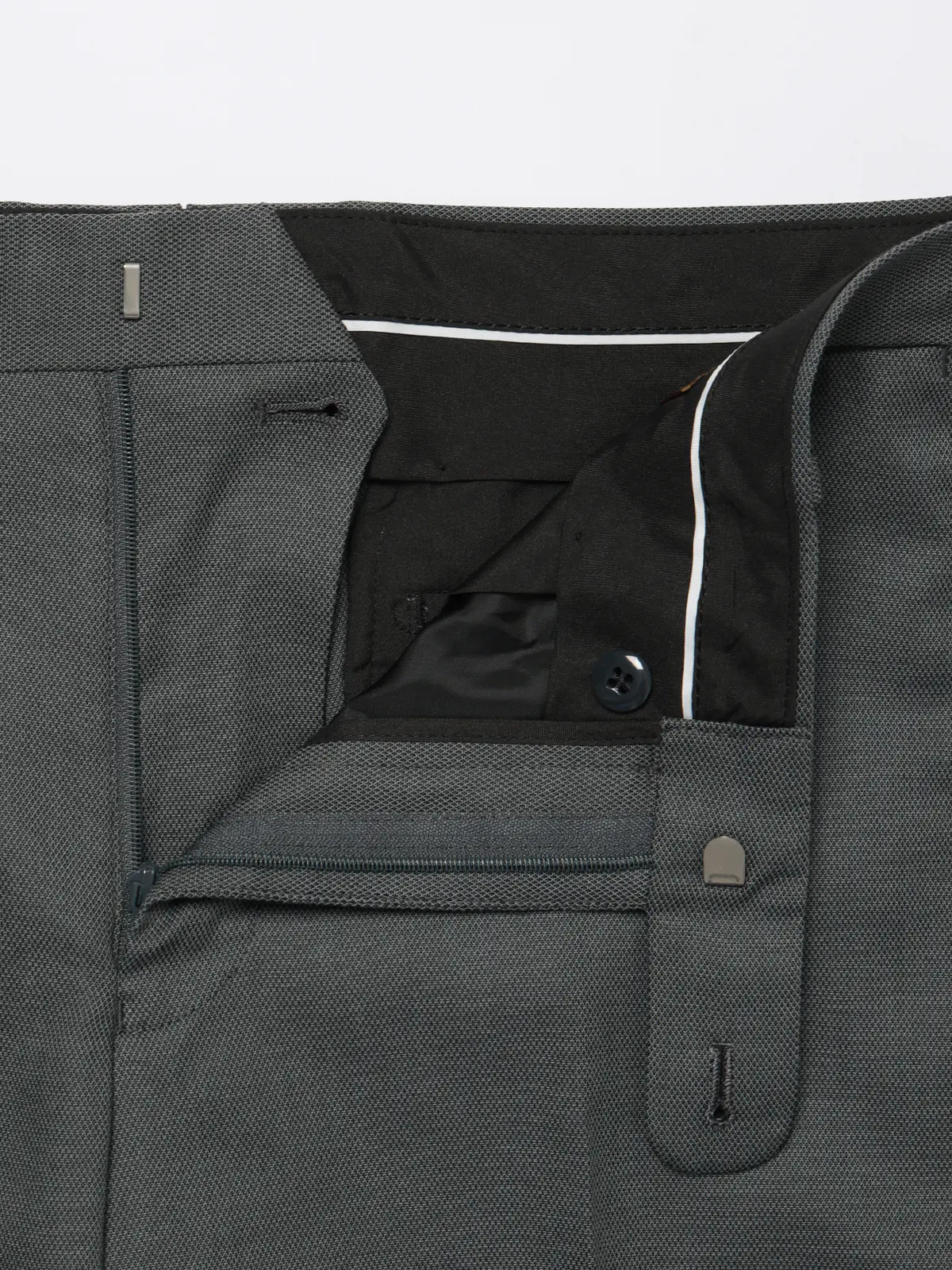 テーパードパンツ／ウォッシャブル／ストレッチ／接触冷感／COOL MOTION／無地／IN05 グレー SS