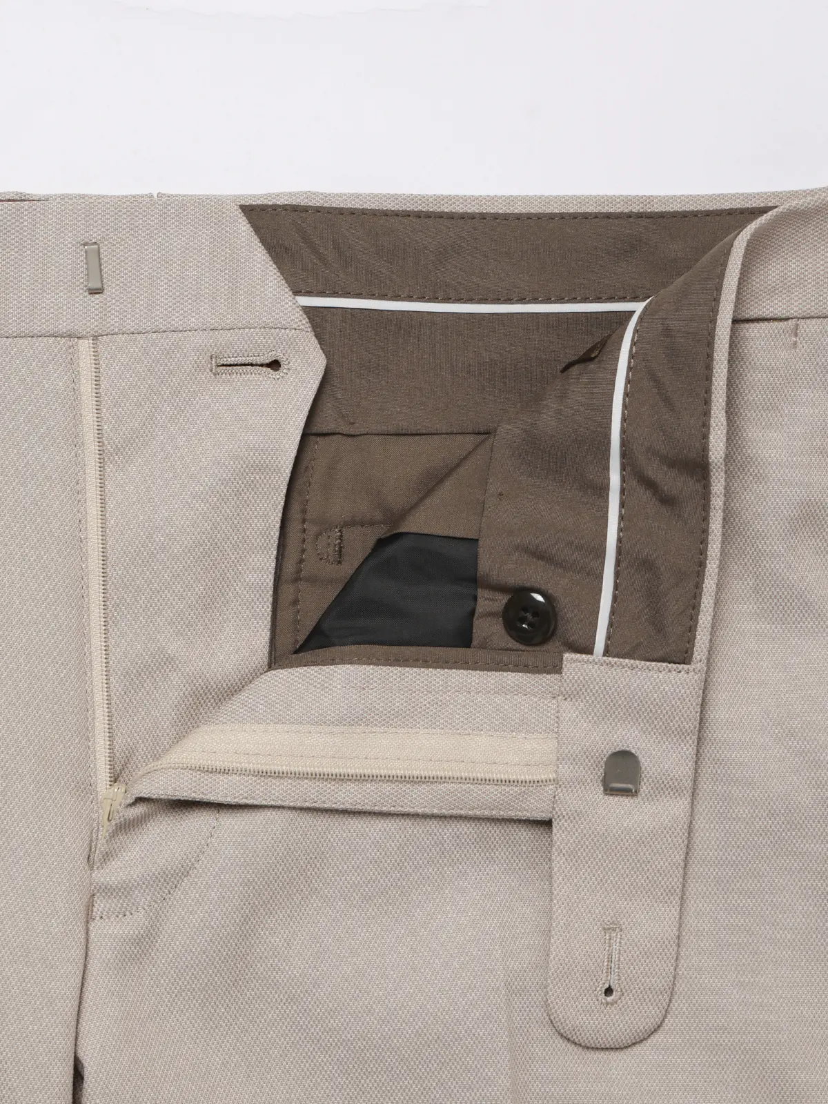 テーパードパンツ／ウォッシャブル／ストレッチ／接触冷感／COOL MOTION／無地／IN05 ベージュ SS