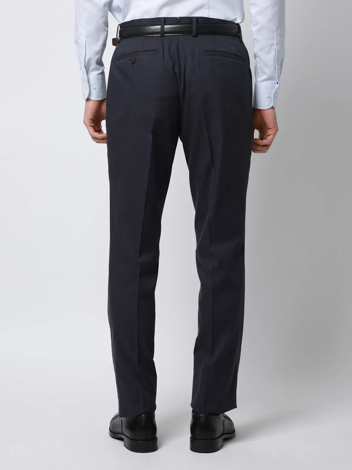 テーパードパンツ／ウォッシャブル／ストレッチ／接触冷感／COOL MOTION／無地／IN05 ネイビー SS