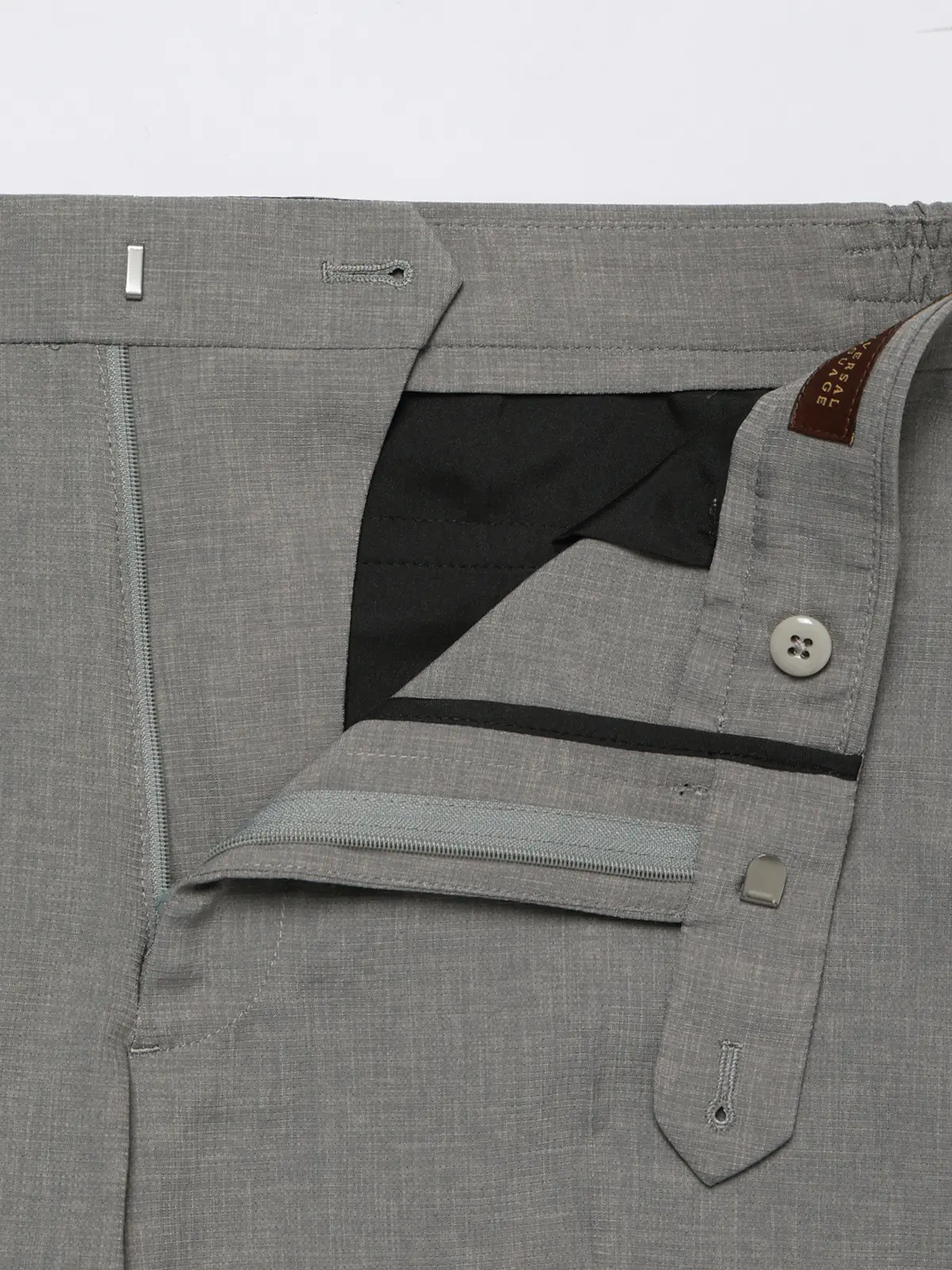 テーパードパンツ／ウォッシャブル／ストレッチ／WOLSTAR×Dot Air／無地／TM02-S ライトグレー M