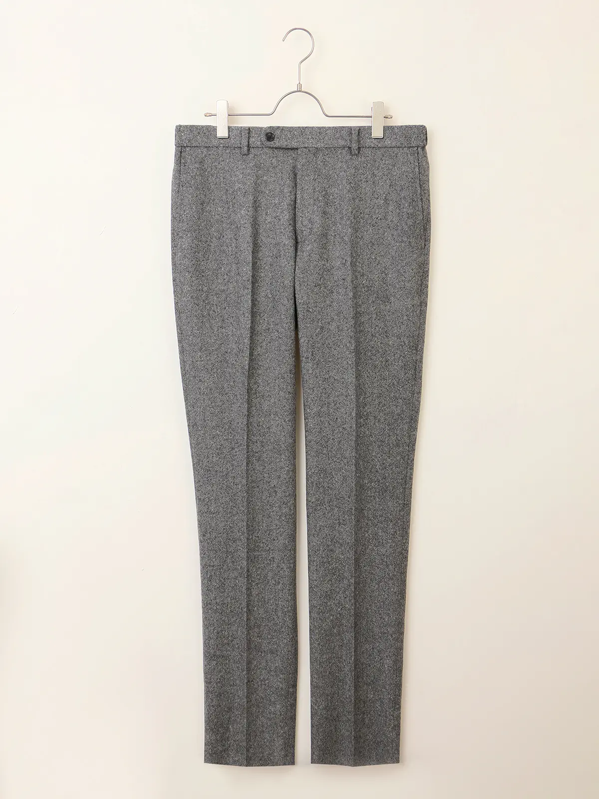 テーパードパンツ／尾州／ウールカシミヤブレンド／ツイル／TM01-S グレー SS