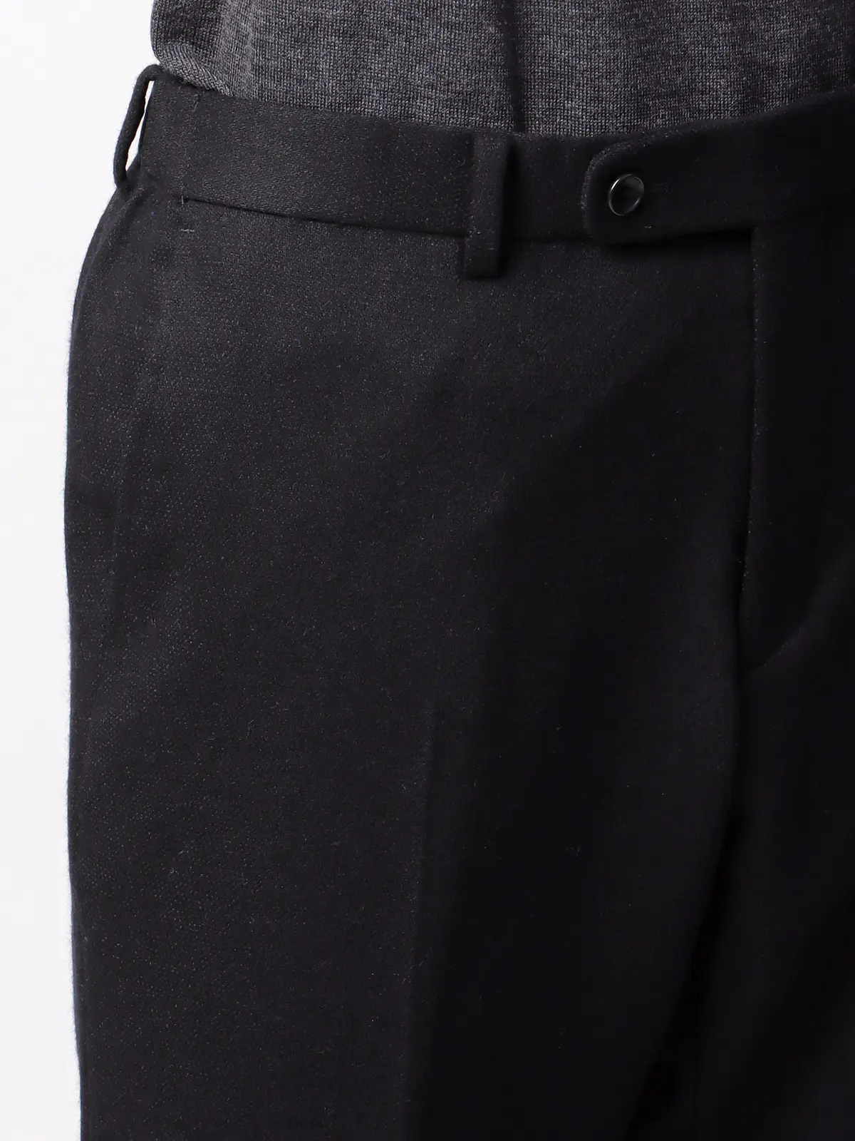 テーパードパンツ/尾州/ウールカシミヤブレンド/ツイル/TM01-S ネイビー SS