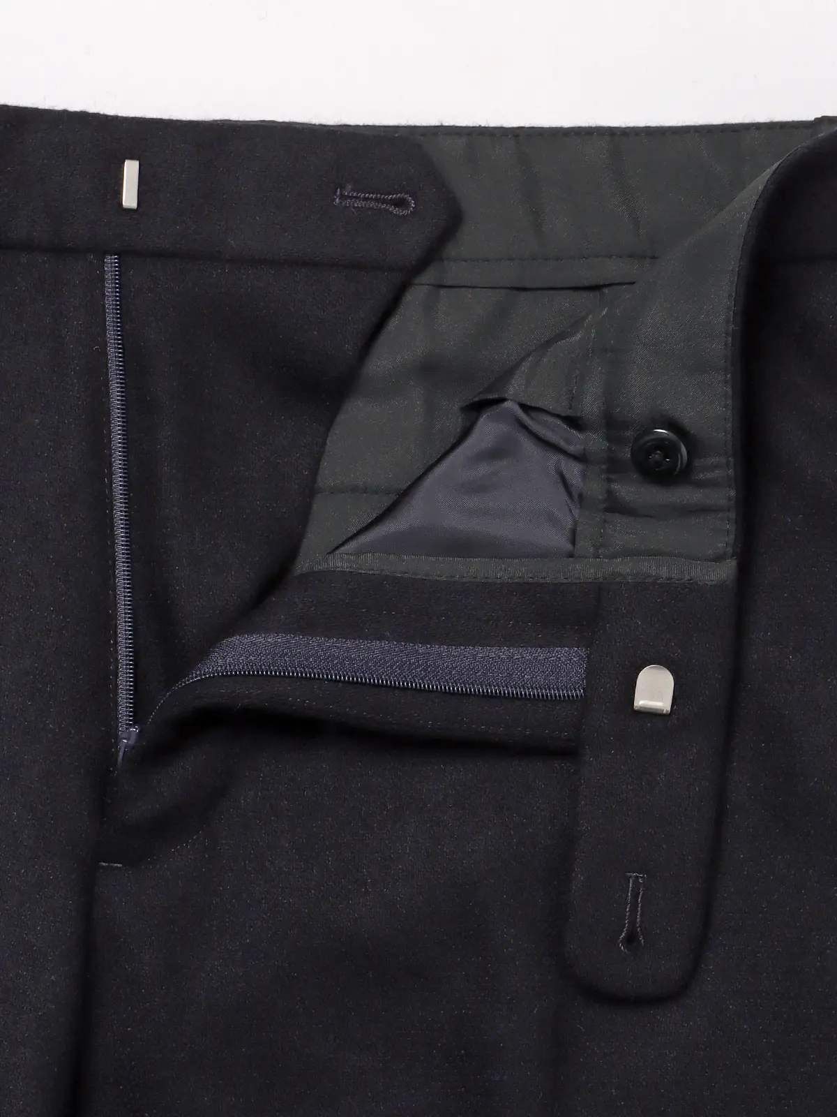 テーパードパンツ/尾州/ウールカシミヤブレンド/ツイル/TM01-S ネイビー SS