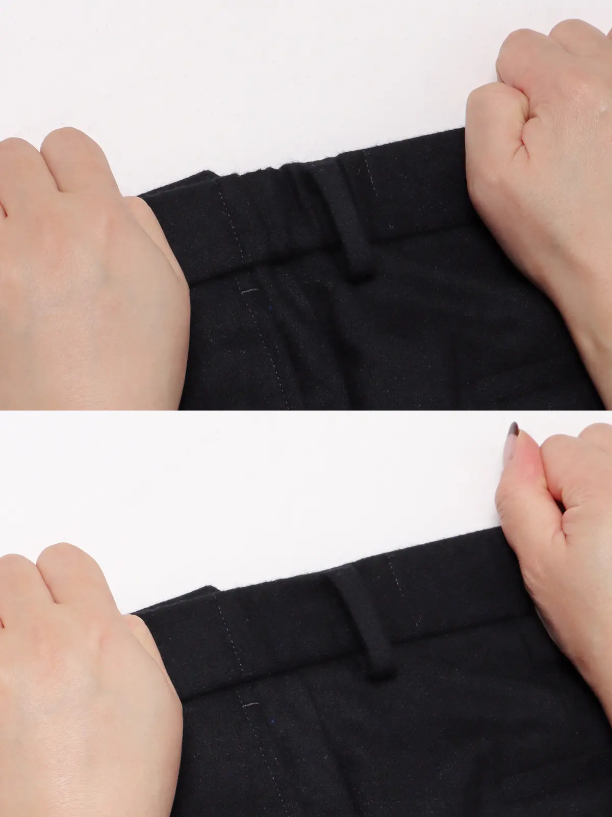 テーパードパンツ/尾州/ウールカシミヤブレンド/ツイル/TM01-S ネイビー SS