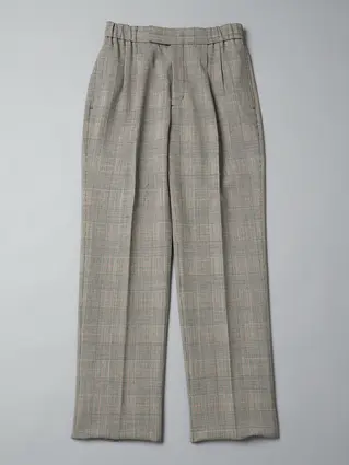 春夏／GOOVI／ツータックストレートパンツ