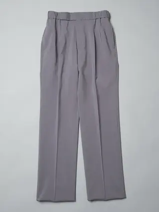 春夏／GOOVI／ツータックストレートパンツ