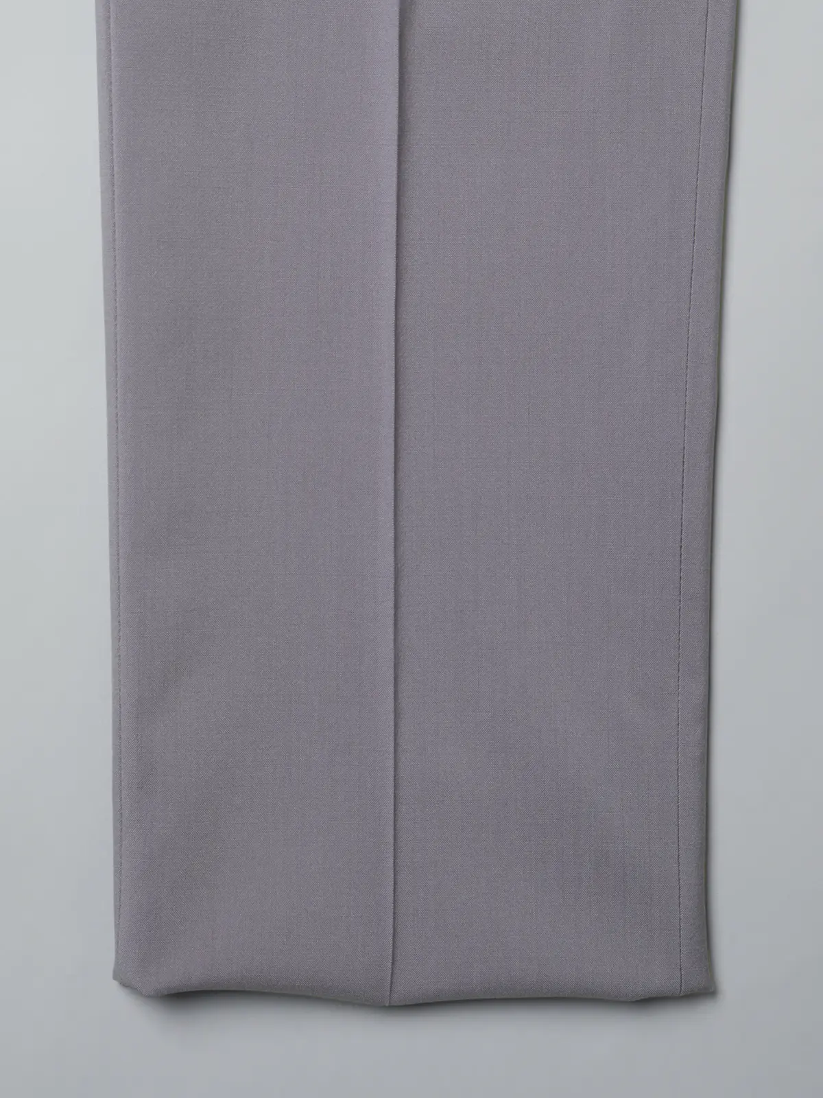 GOOVI／タックストレートパンツ／SUPER100'sウールトロピカル／無地 パープル 1