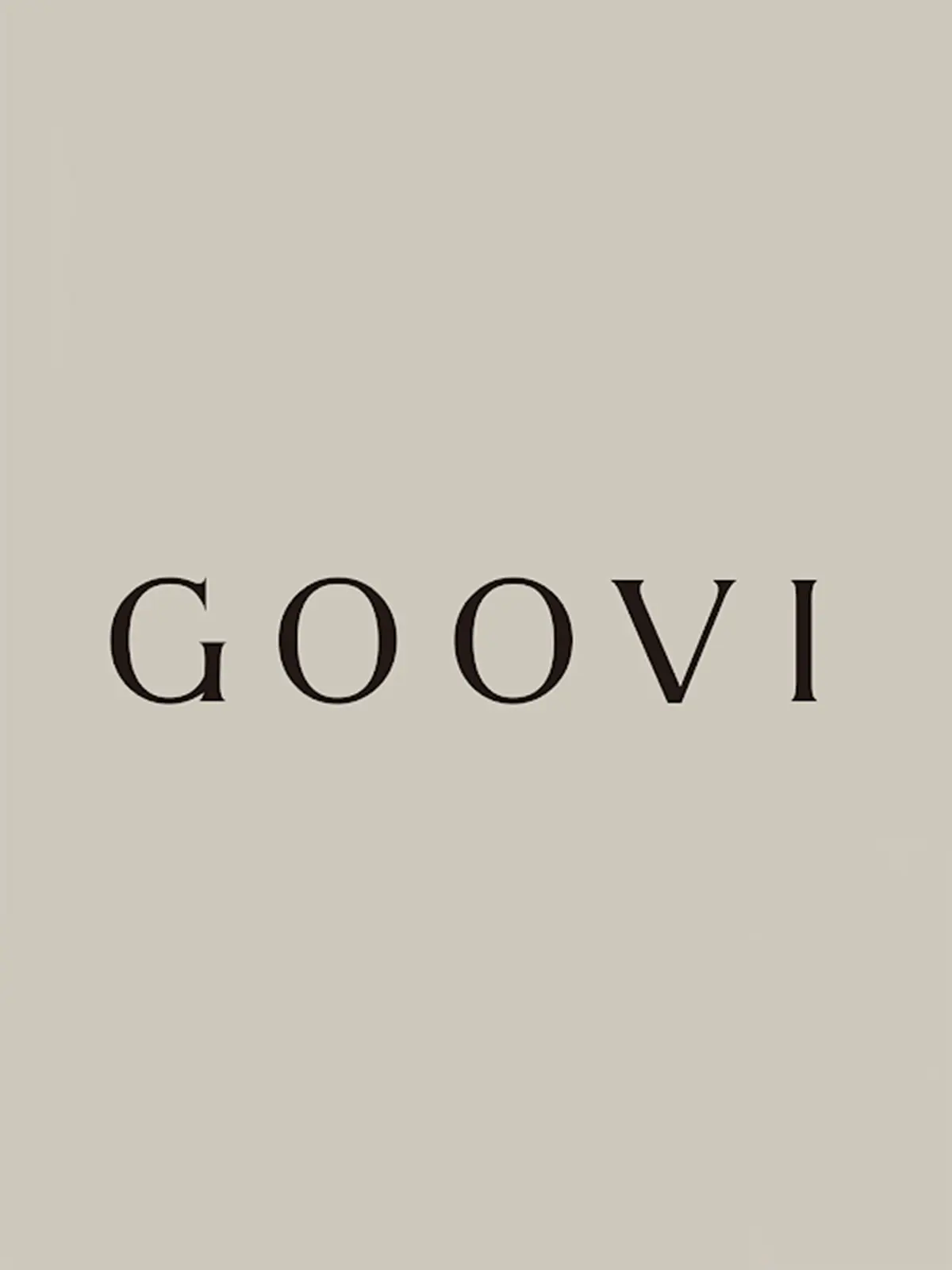 GOOVI/タックストレートパンツ/ハイツイストウールドビークロス/織柄 グレー 0