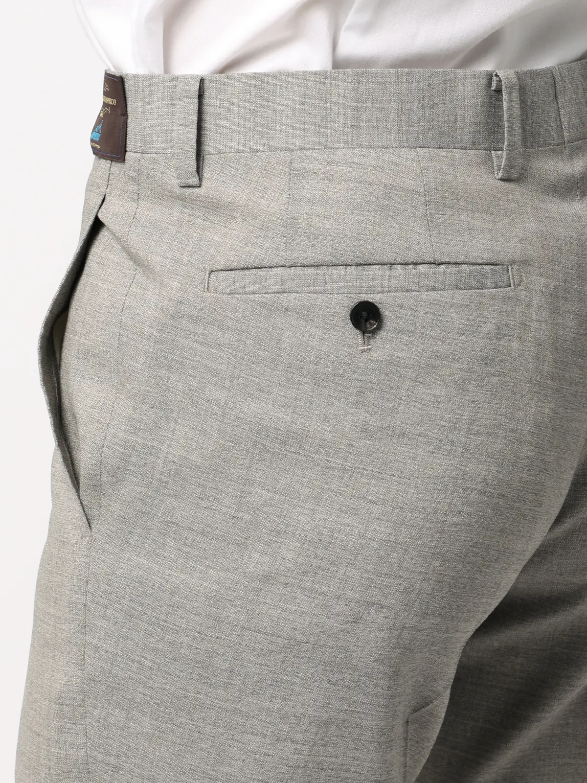 テーパードパンツ／CANONICO／SUPERSONIC／トロピカルウール／無地／IN05 ベージュ S