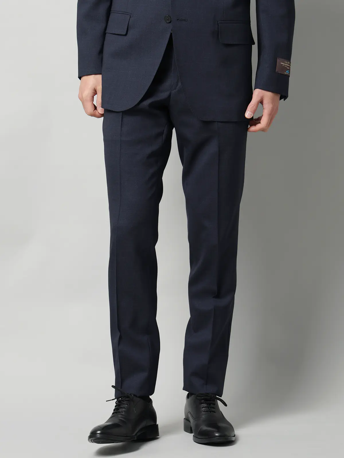 テーパードパンツ／CANONICO／SUPERSONIC／トロピカルウール／無地／IN05 ネイビー SS