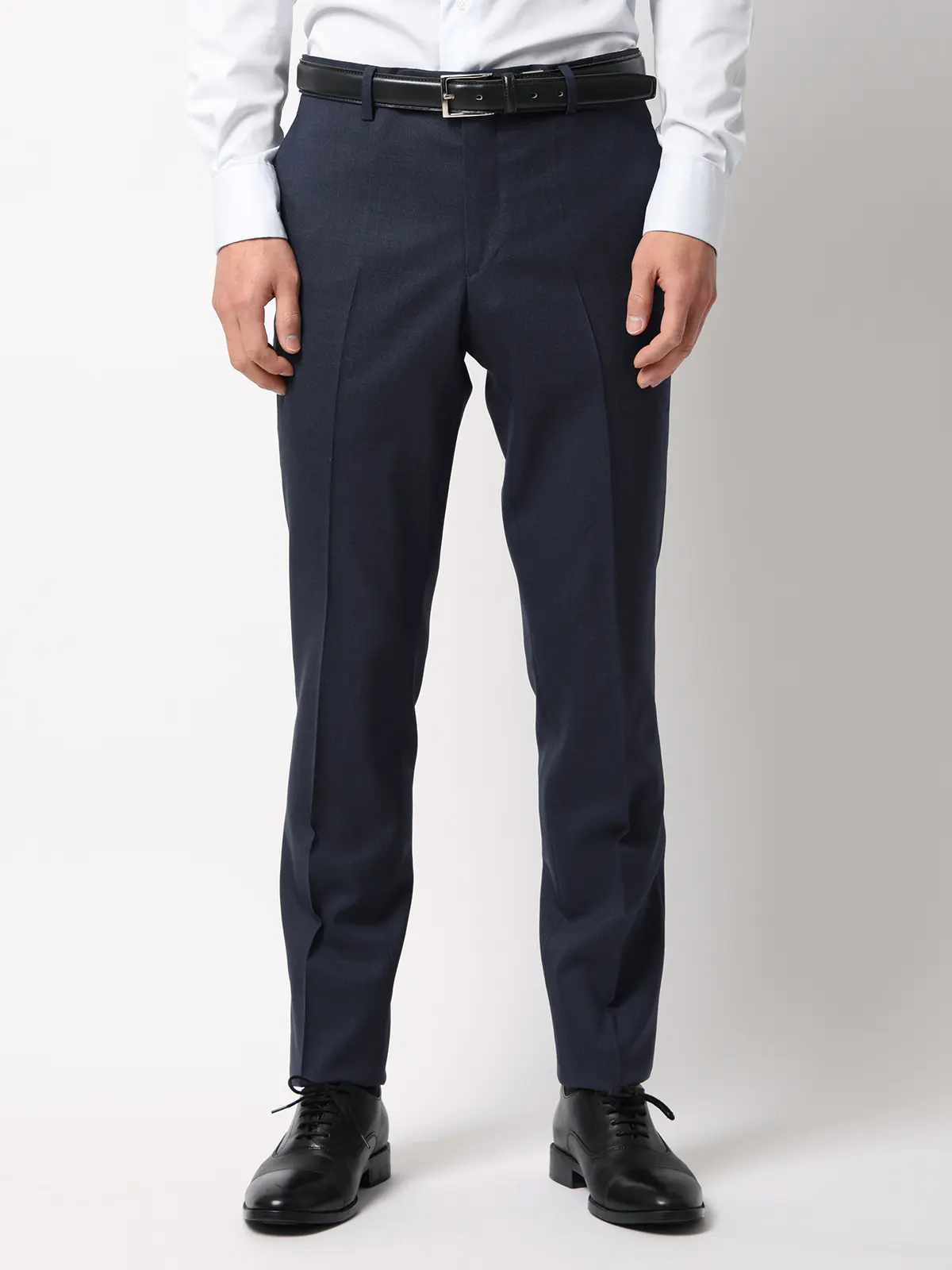 テーパードパンツ／CANONICO／SUPERSONIC／トロピカルウール／無地／IN05 ネイビー SS