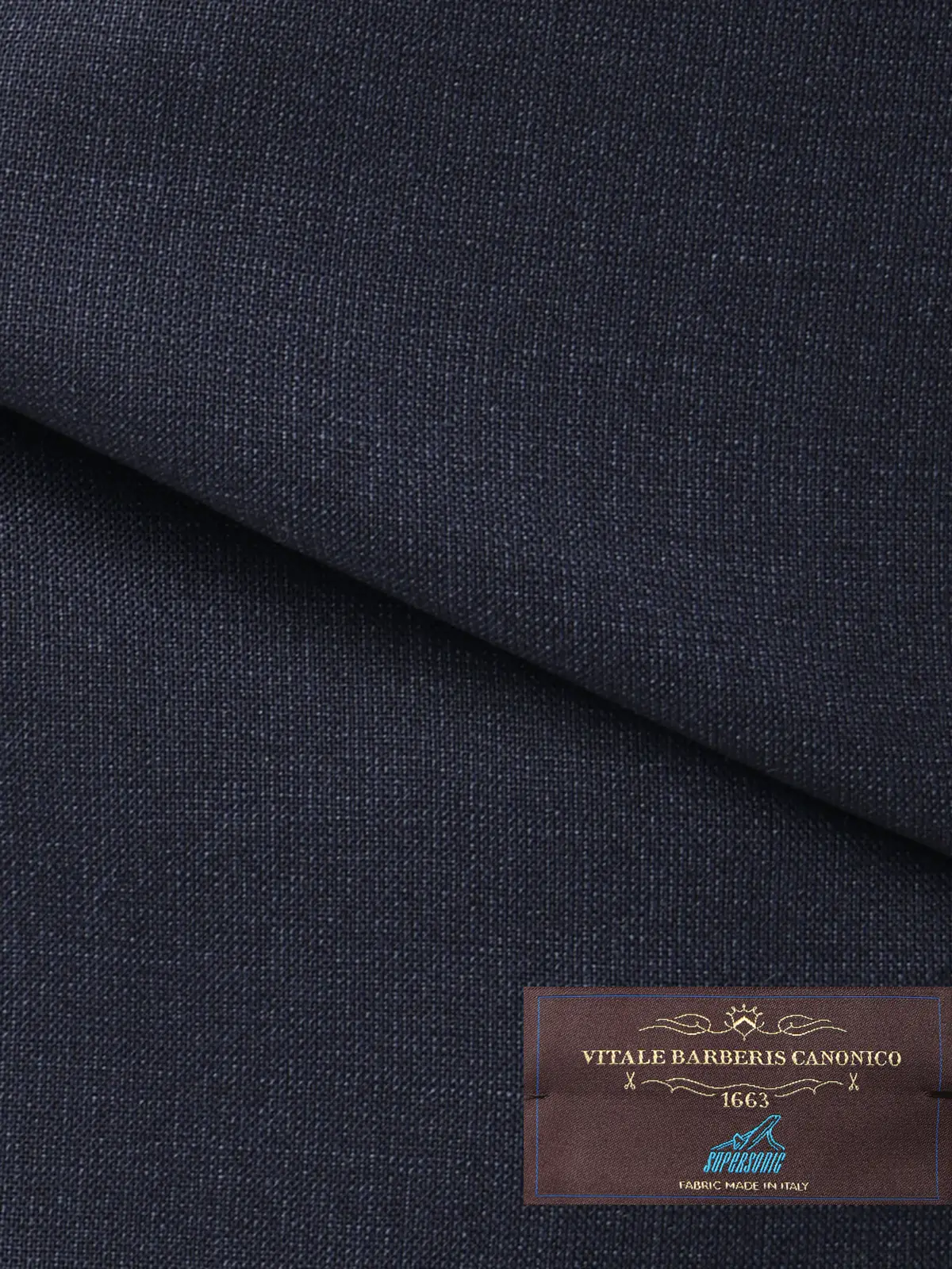 テーパードパンツ／CANONICO／SUPERSONIC／トロピカルウール／無地／IN05 ネイビー SS