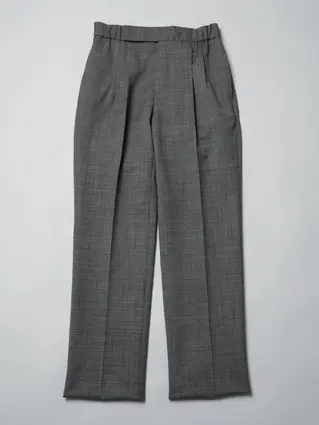 春夏／GOOVI／ツータックストレートパンツ