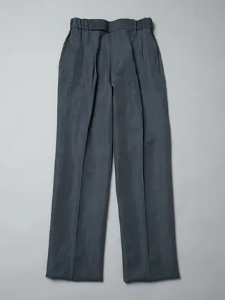 春夏／GOOVI／タックストレートパンツ